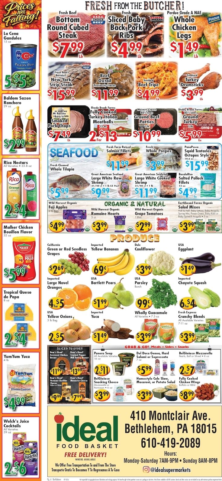 Ideal Food Basket (Bethlehem, PA) Weekly Ad September 18 - 24, 2026