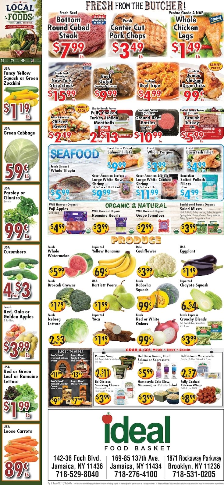 Ideal Food Basket (Brooklyn and Jamaica, NY) Weekly Ad September 18 - 24, 2026