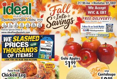 Ideal Food Basket (New York, NY) Weekly Ad September 18 - 24, 2026