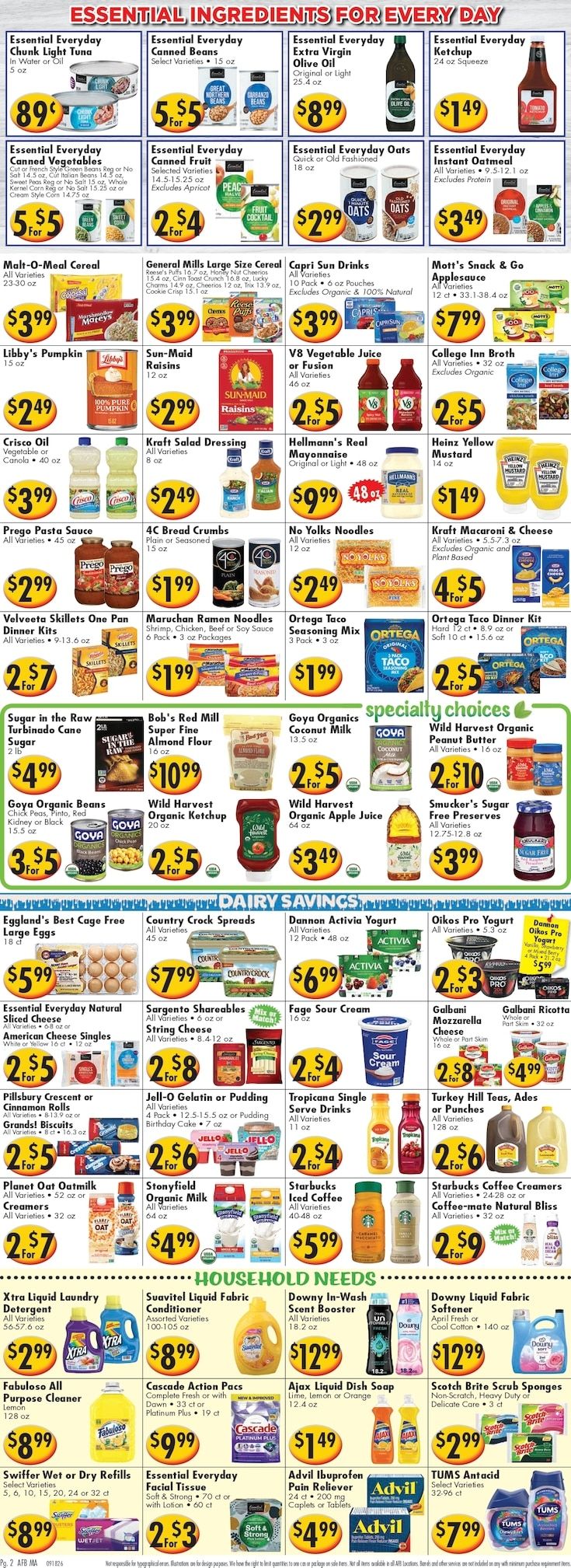 America's Food Basket (Massachusetts) Weekly Ad September 18 - 24, 2026