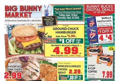 Big Bunny Market Weekly Ad September 18 - 24, 2026