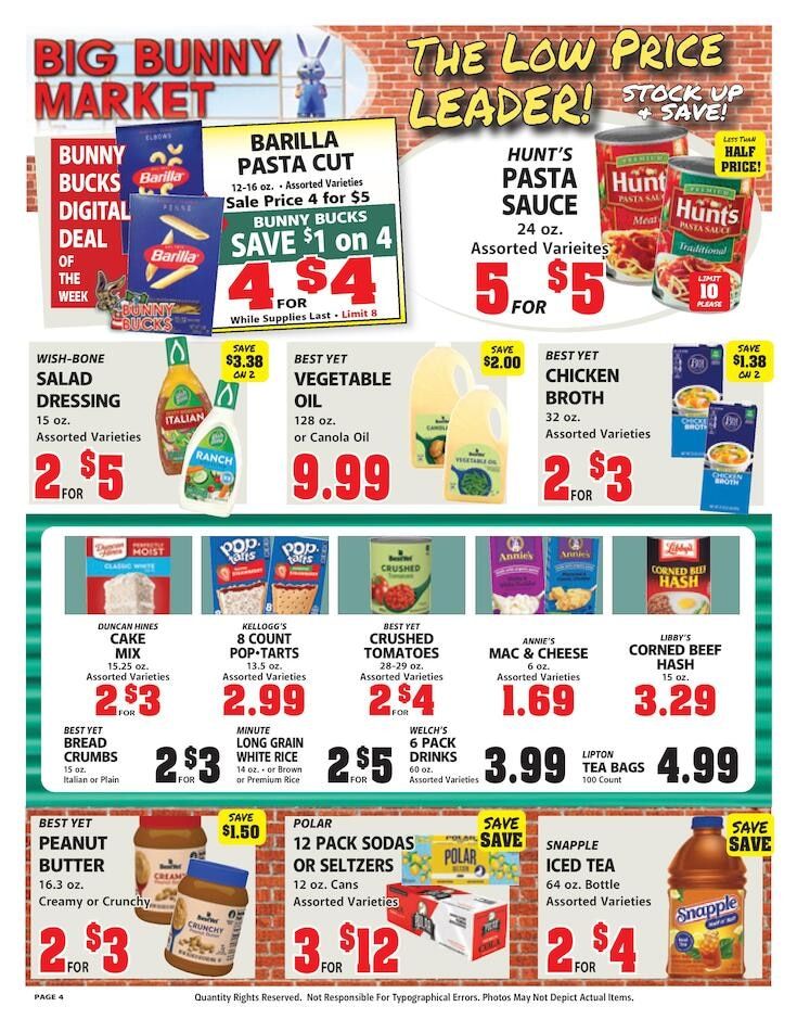Big Bunny Market Weekly Ad September 18 - 24, 2026