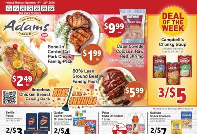 Adams Hometown Market (Cromwell Area, CT) Weekly Ad September 18 - 24, 2026