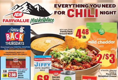 Fairvalue Marketplace Weekly Ad September 16 - 22, 2026