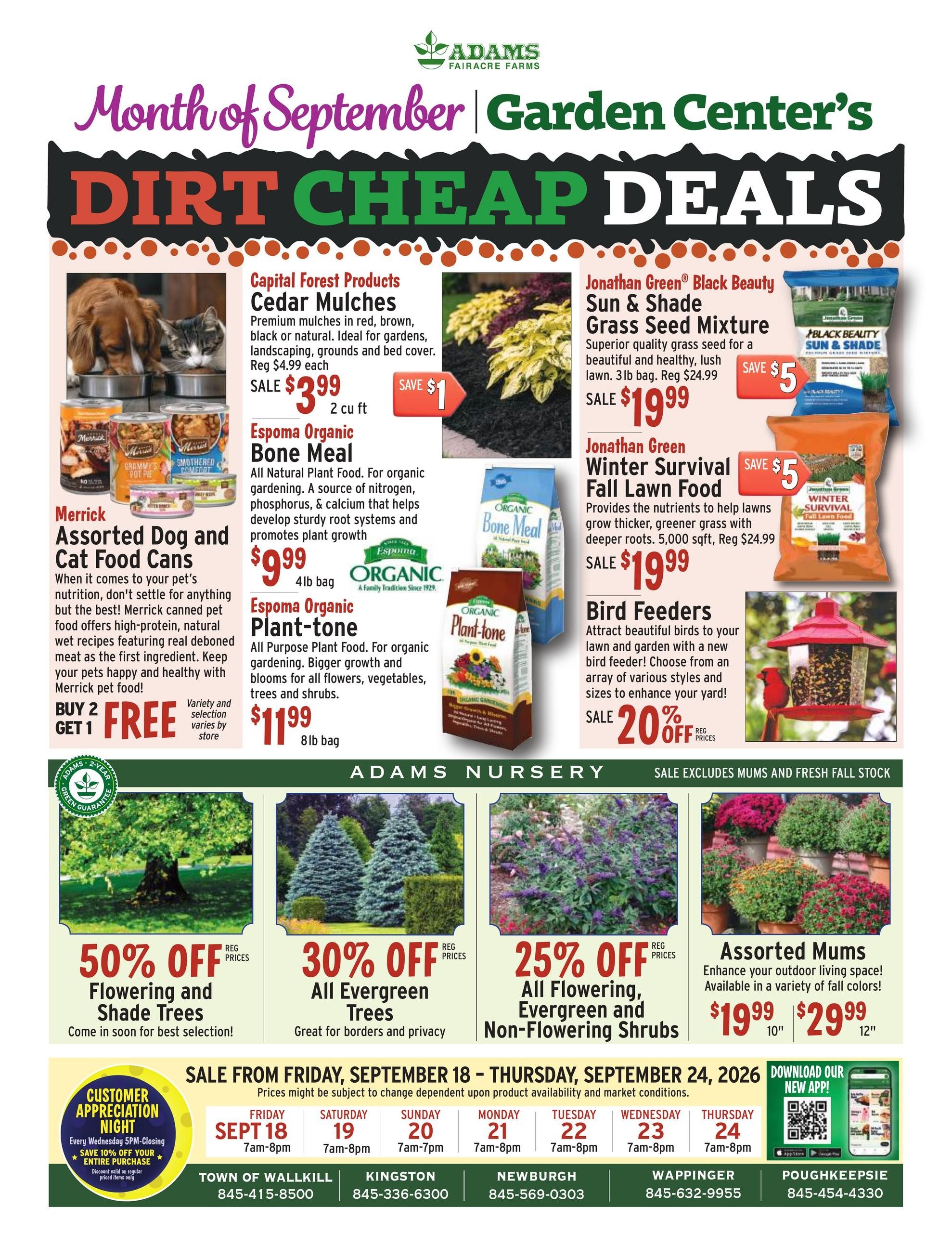 Adams Fairacre Farms Weekly Ad September 18 - 24, 2026