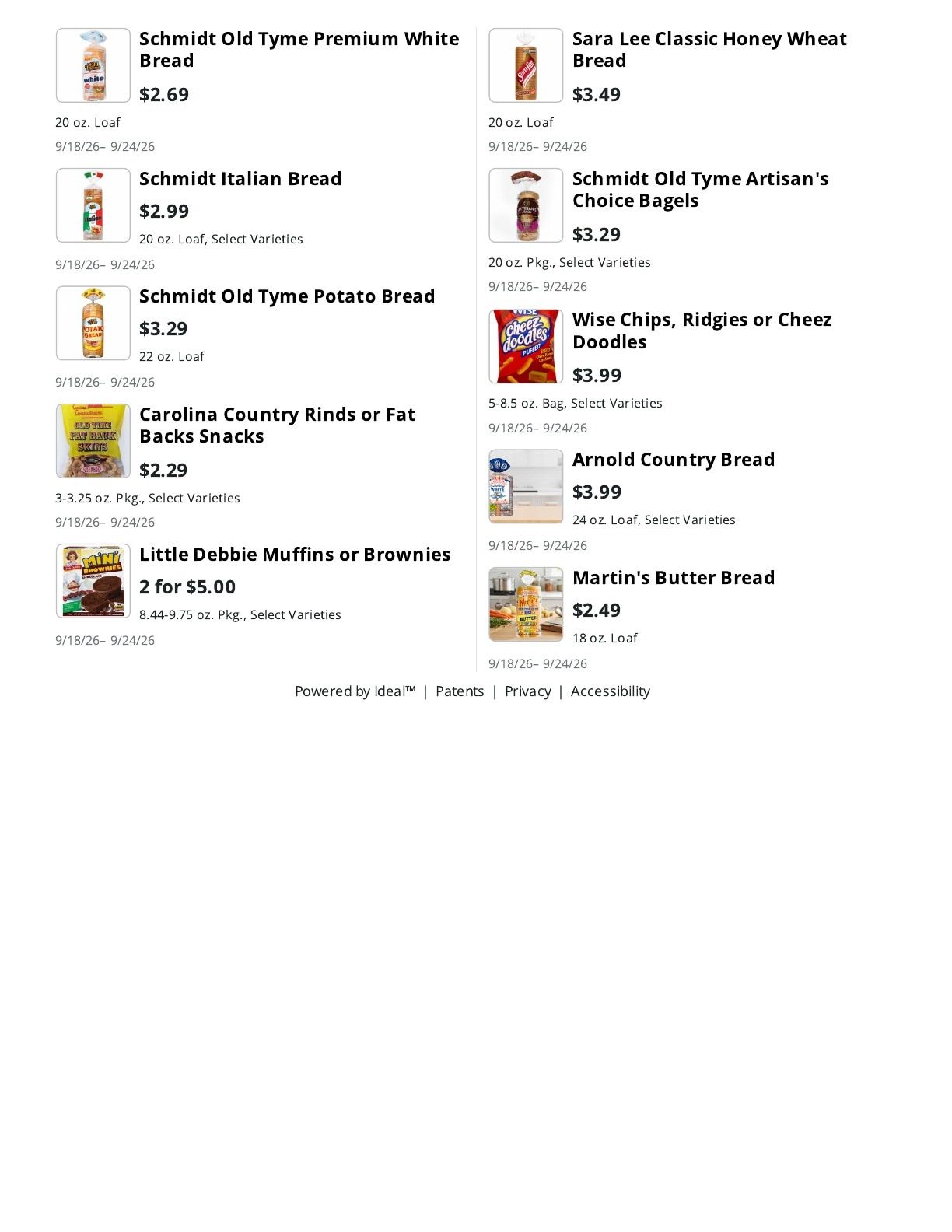 La Bella Marketplace (Staten Island, NY) Weekly Ad September 18 - 24, 2026