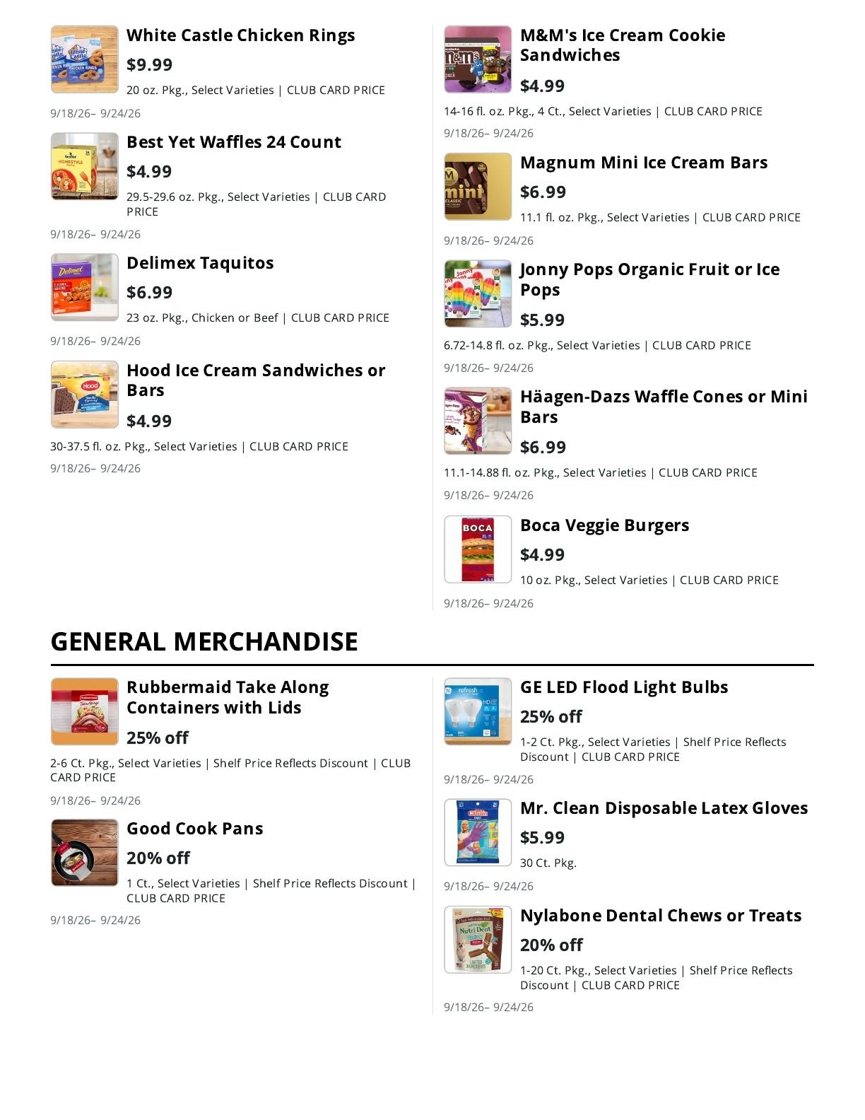 La Bella Marketplace (Staten Island, NY) Weekly Ad September 18 - 24, 2026