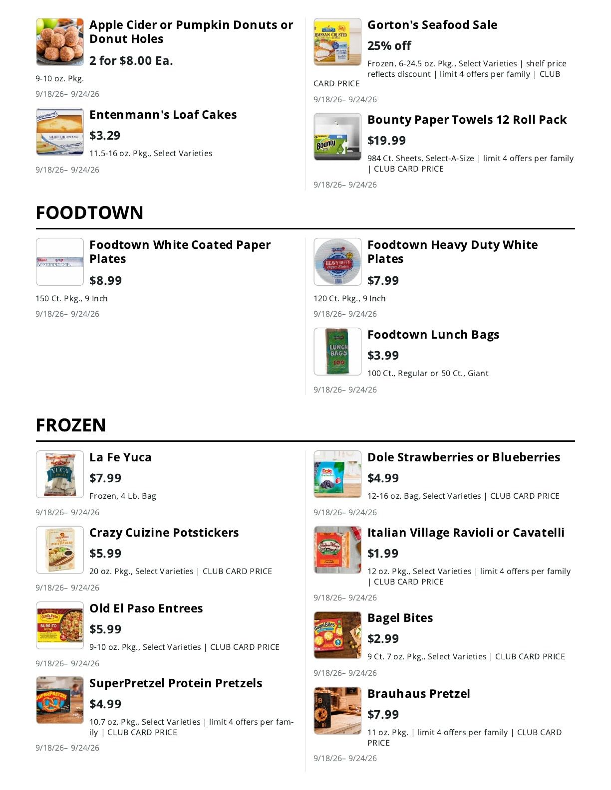 La Bella Marketplace (Brooklyn, NY) Weekly Ad September 18 - 24, 2026