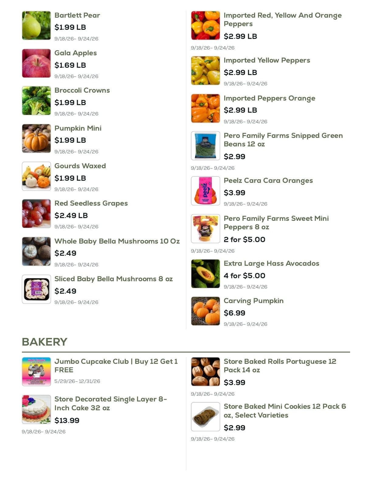 Geissler's Supermarket Weekly Ad September 18 - 24, 2026