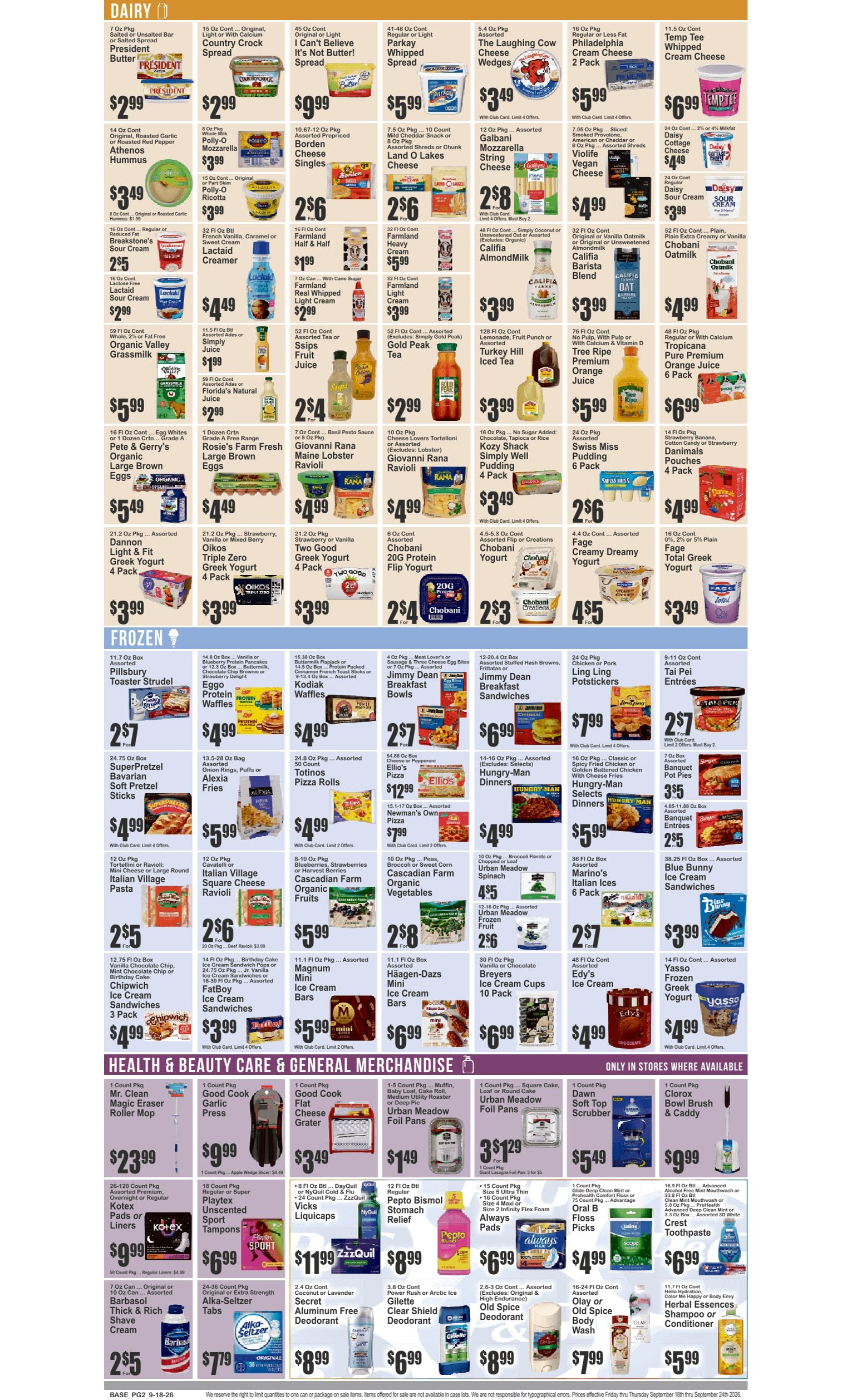 Peter's Market (7700 Route 209, Napanoch, NY) Key Food 09/18 - 09/24 Preview Weekly Ad September 18 - 24, 2026