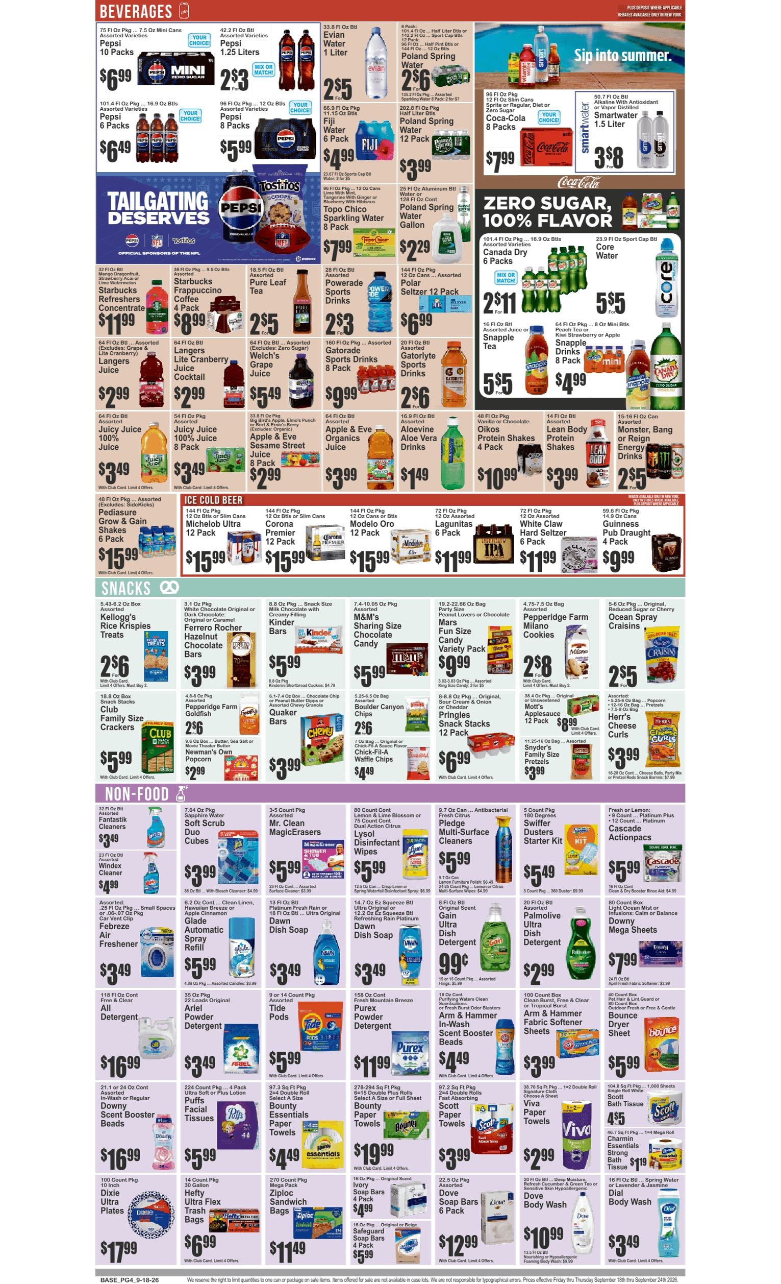 Peter's Market (7700 Route 209, Napanoch, NY) Key Food 09/18 - 09/24 Preview Weekly Ad September 18 - 24, 2026