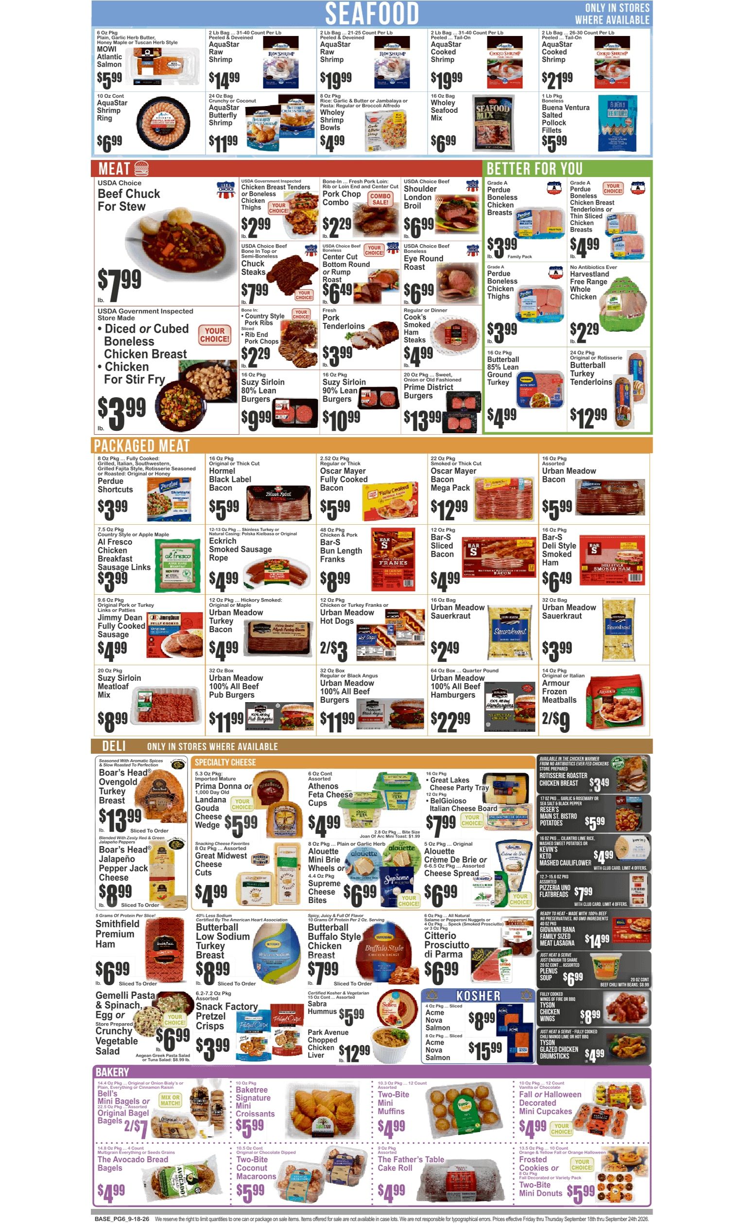 Peter's Market (7700 Route 209, Napanoch, NY) Key Food 09/18 - 09/24 Preview Weekly Ad September 18 - 24, 2026