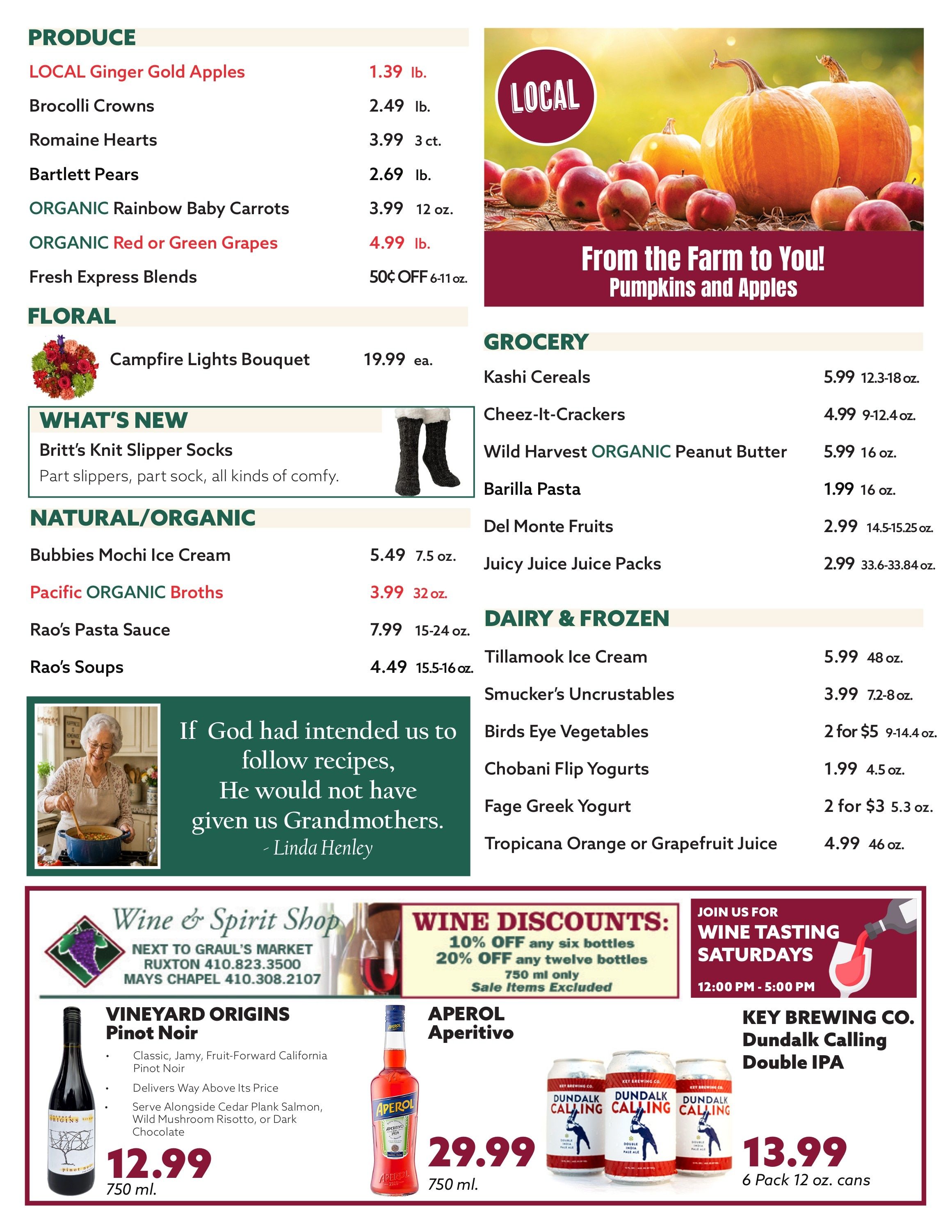 Graul's Market Weekly Ad September 18 - October 1, 2026