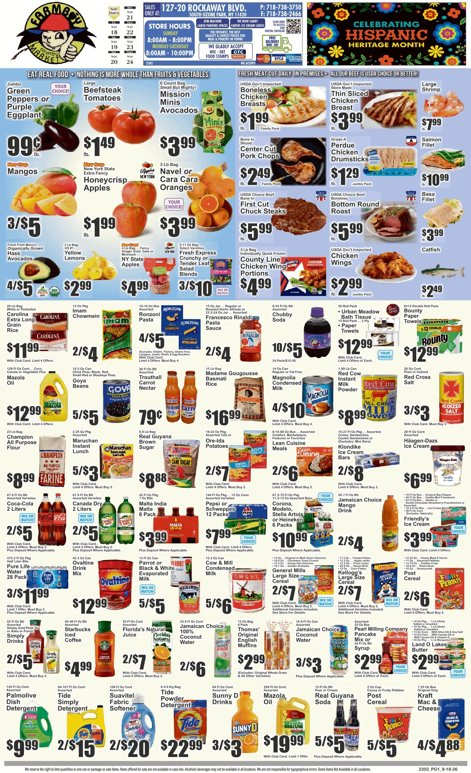 Farm Boy Country Market (127-20 Rockaway Blvd, Ozone Park, NY) Key Food Weekly Ad September 18 - 24, 2026
