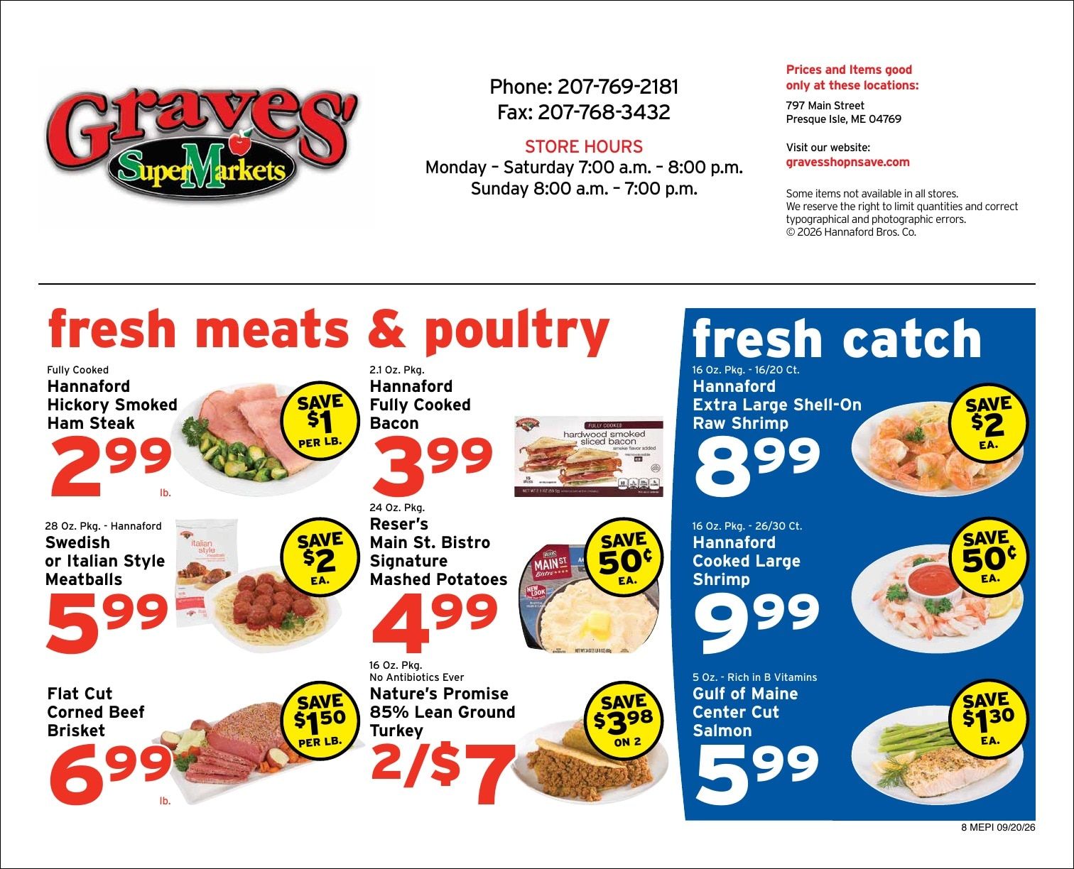Graves' Shop 'n Save Weekly Ad September 20 - 26, 2026