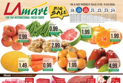 LA Mart Hispanic Weekly Ad September 18 - 24, 2026