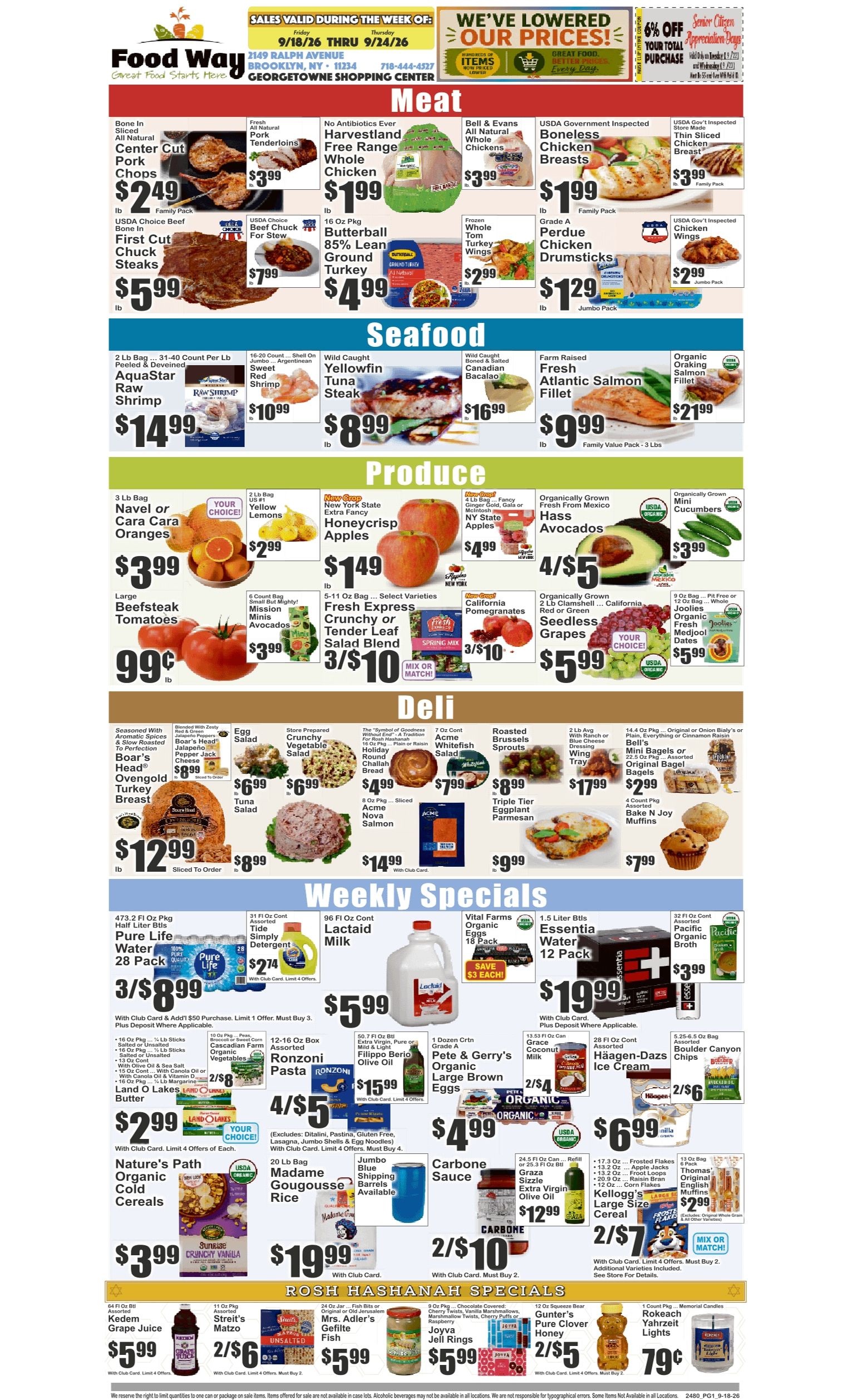 Food Way (2149 Ralph Avenue, Brooklyn, NY) Key Food Weekly Ad September 18 - 24, 2026