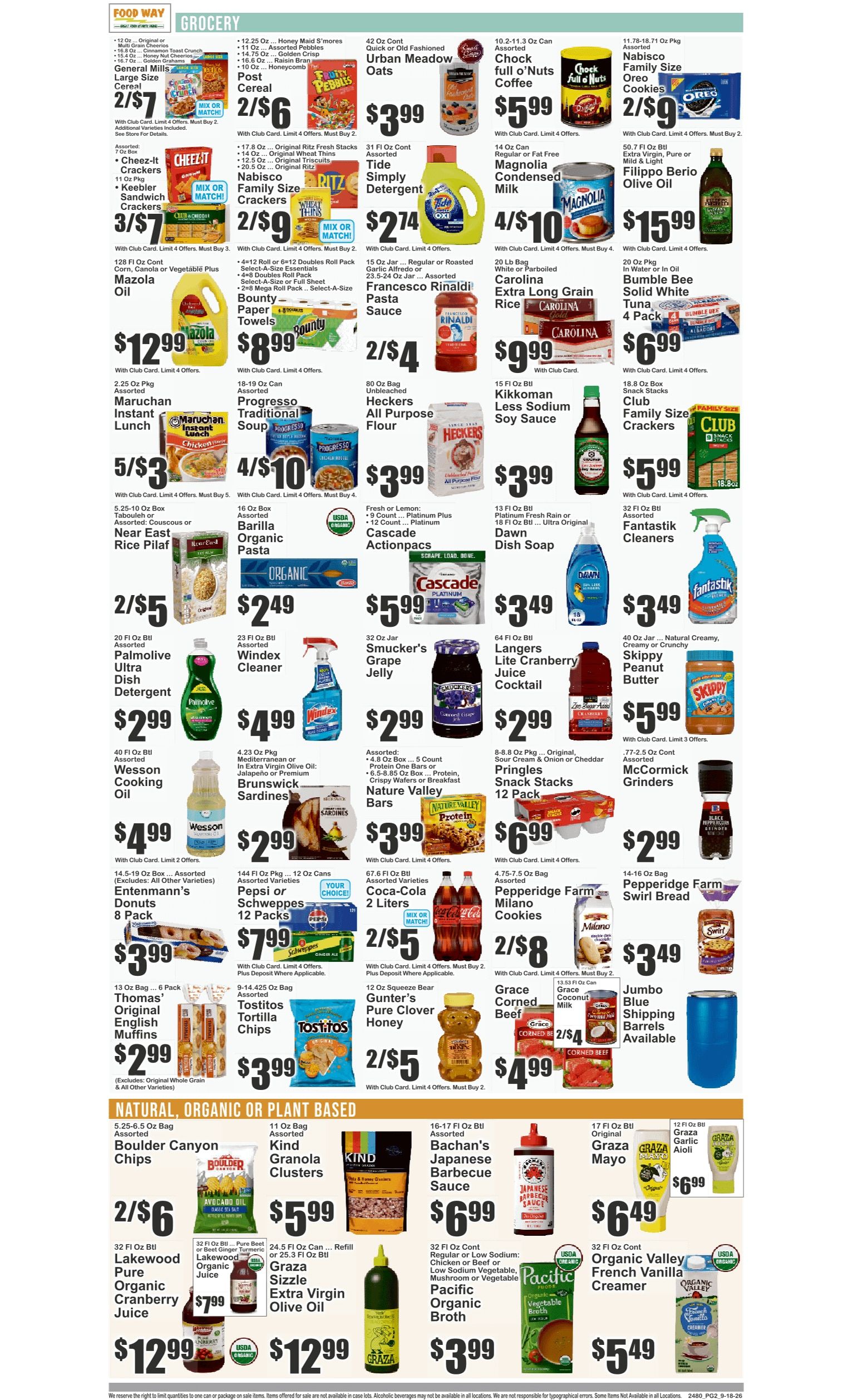 Food Way (2149 Ralph Avenue, Brooklyn, NY) Key Food Weekly Ad September 18 - 24, 2026