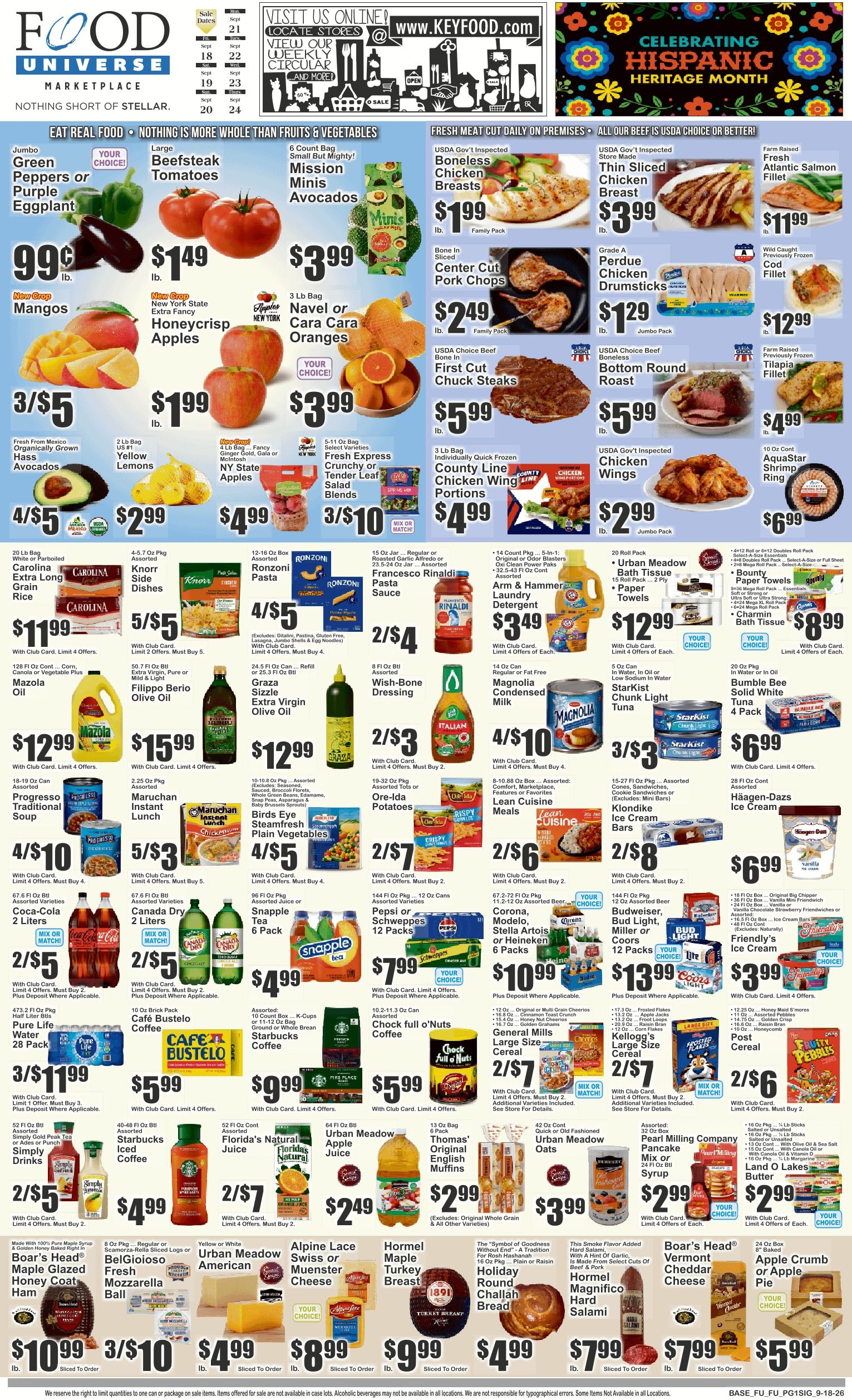 Dekalb Fresh Market (825 Dekalb Avenue, Brooklyn, NY) Key Food Weekly Ad September 18 - 24, 2026