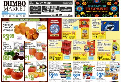 Dumbo Market (New York, NY) Key Food Weekly Ad September 18 - 24, 2026