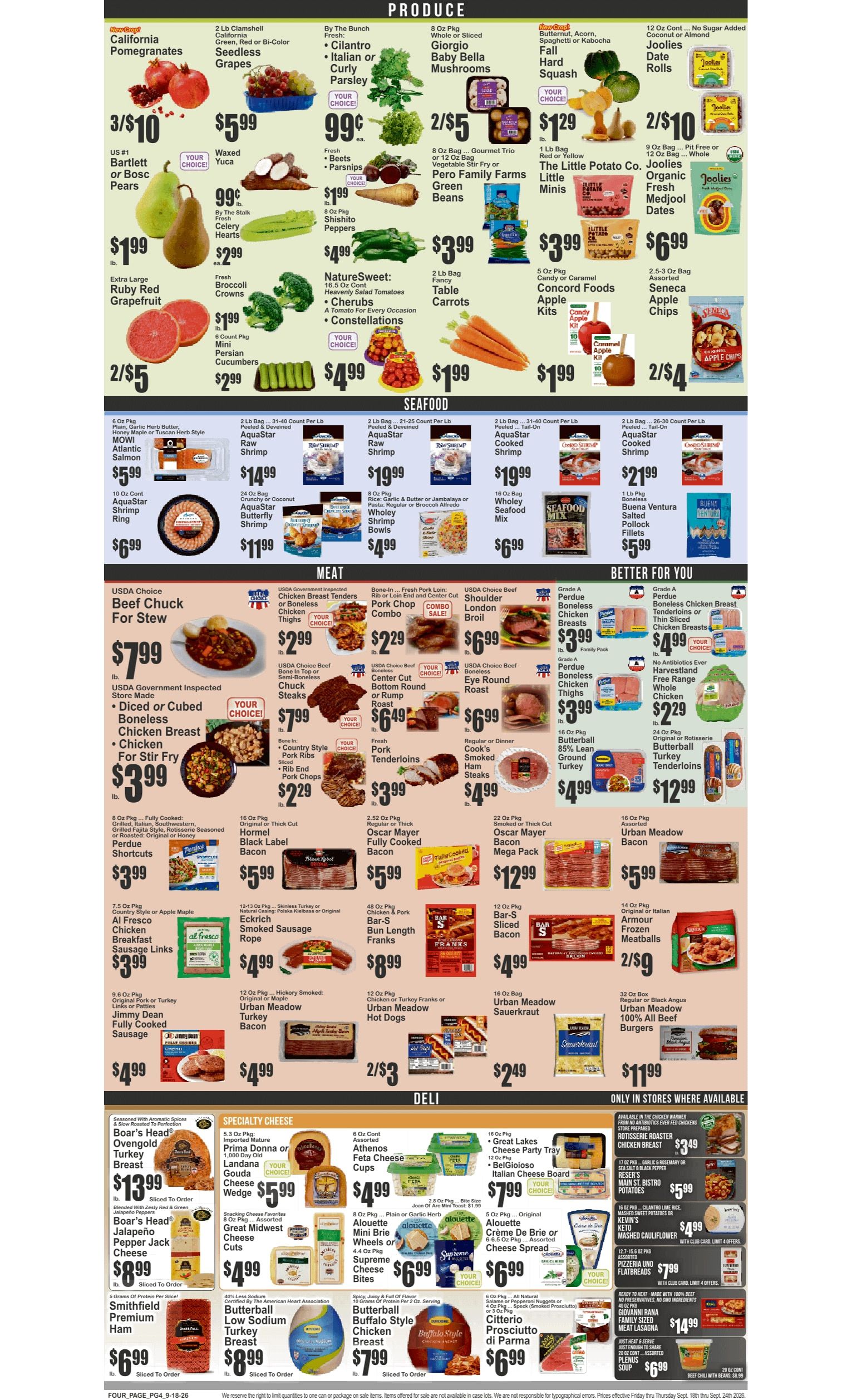 Dumbo Market Key Food Weekly Ad September 18 - 24, 2026