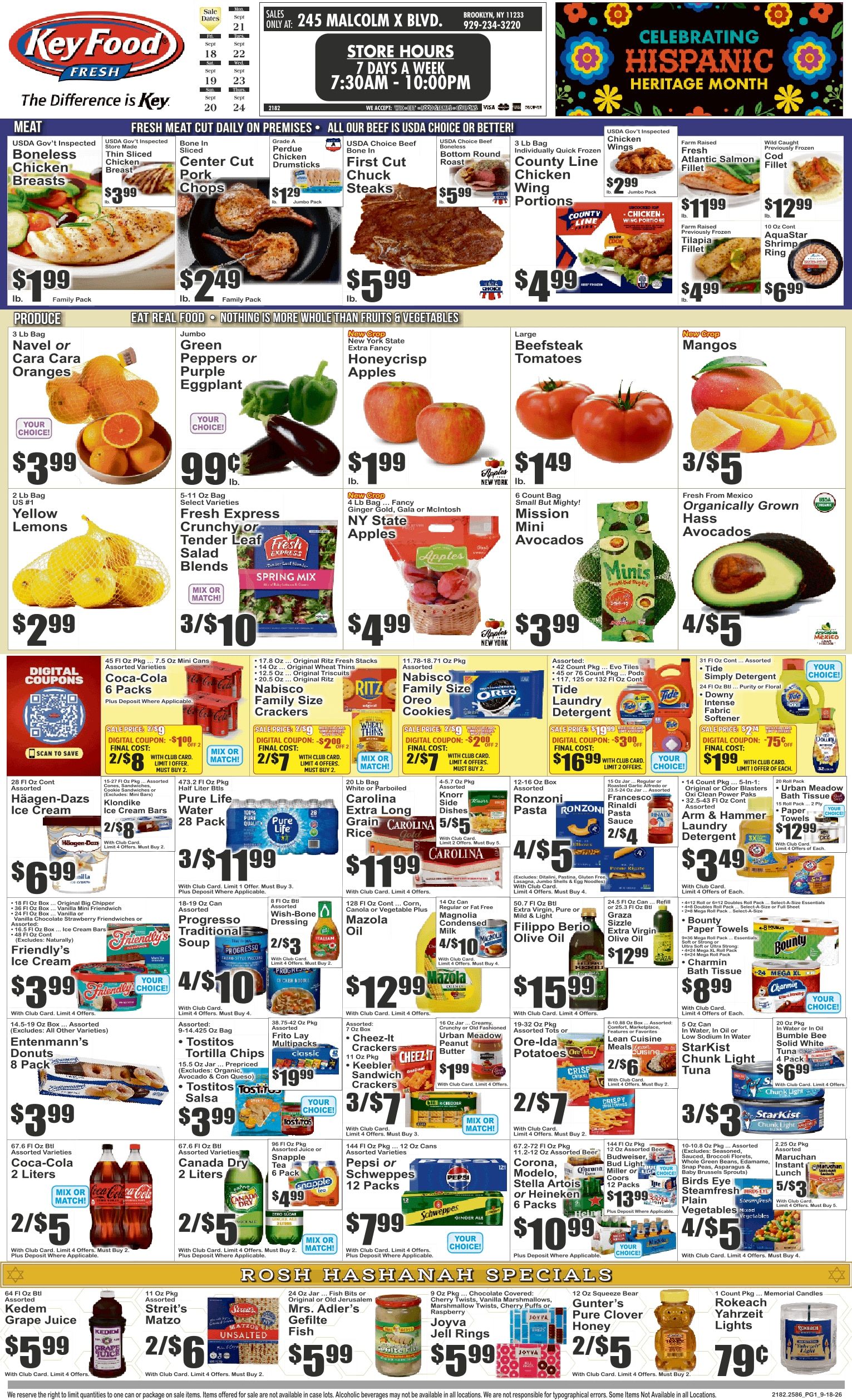 Halsey Traders Market (245 Malcolm X Blvd., Brooklyn, NY) Key Food Weekly Ad September 18 - 24, 2026