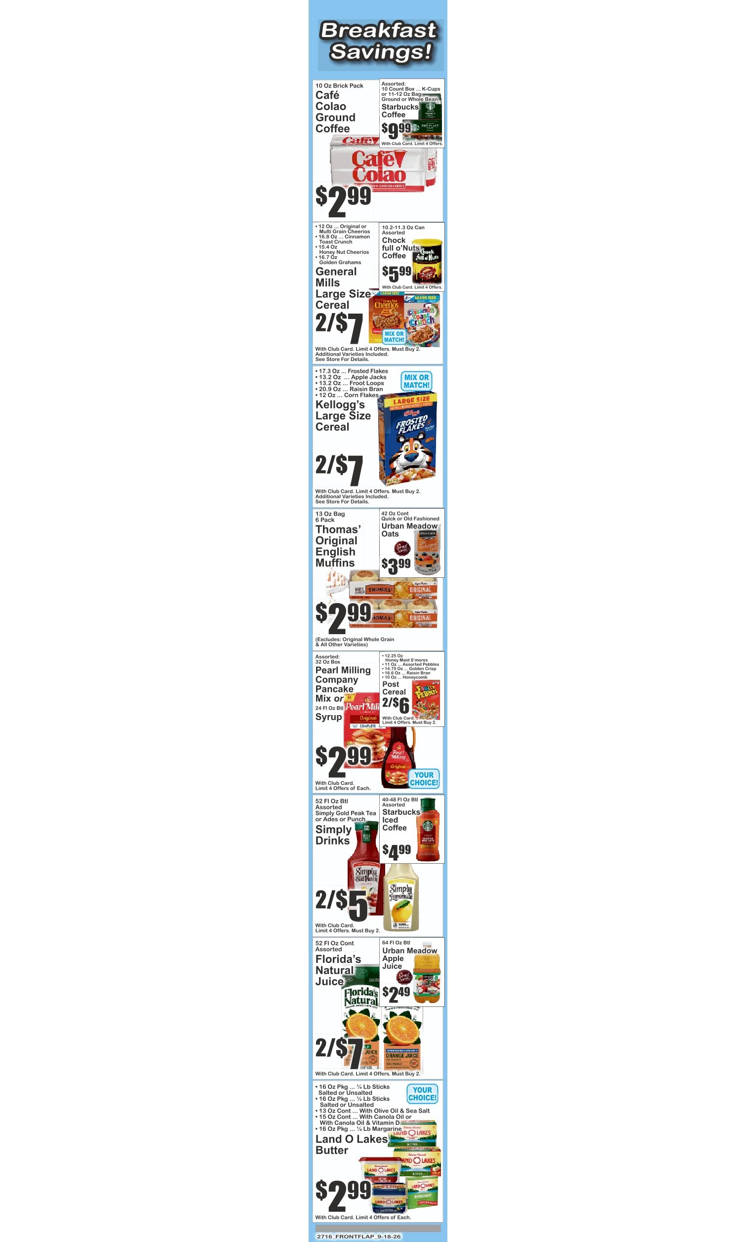 Gala Foods (1759 Middle Country Road, Unit 1, Centereach, NY) Key Food Weekly Ad September 18 - 24, 2026