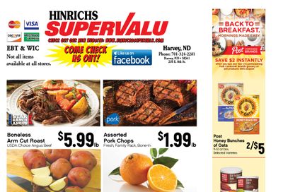 Hinrichs SuperValu Weekly Ad September 21 - 27, 2026