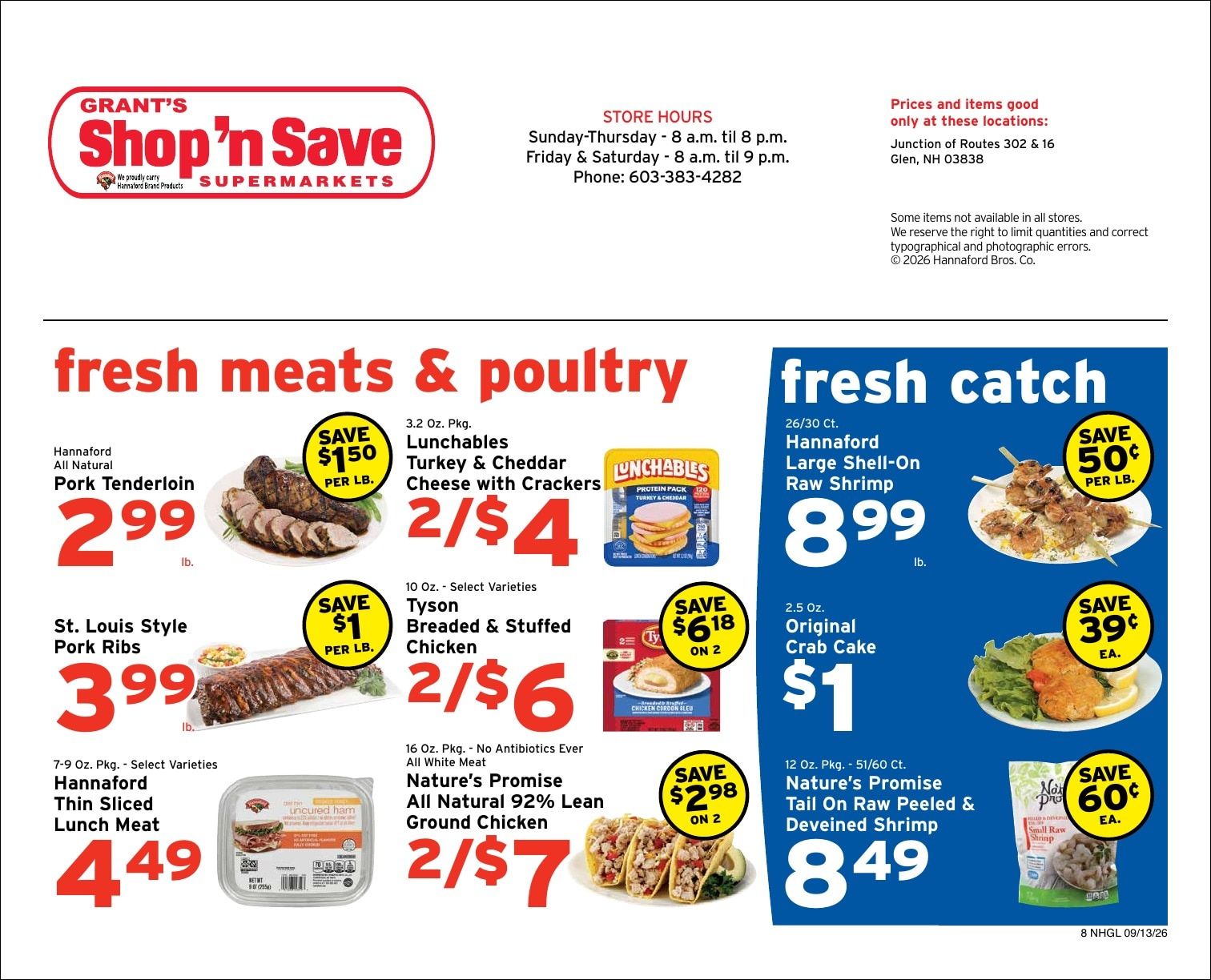 Grant's Shop 'n Save Weekly Ad September 20 - 26, 2026