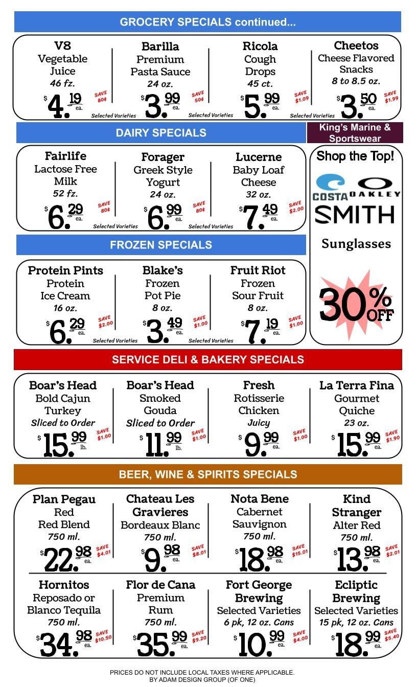 Kings Market Friday Harbor Weekly Ad September 16 - 22, 2026