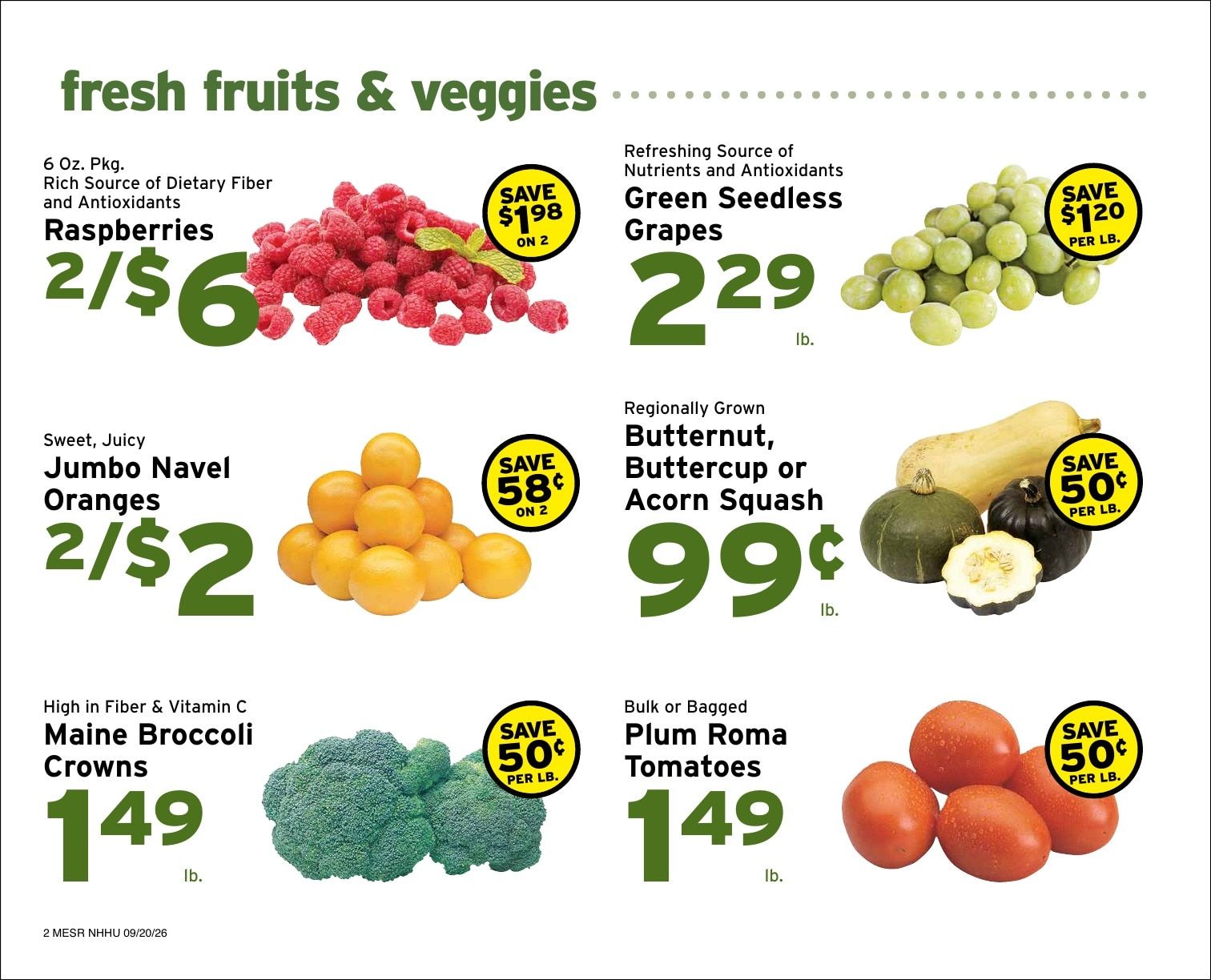 Hunter's Shop 'n Save Weekly Ad September 20 - 26, 2026