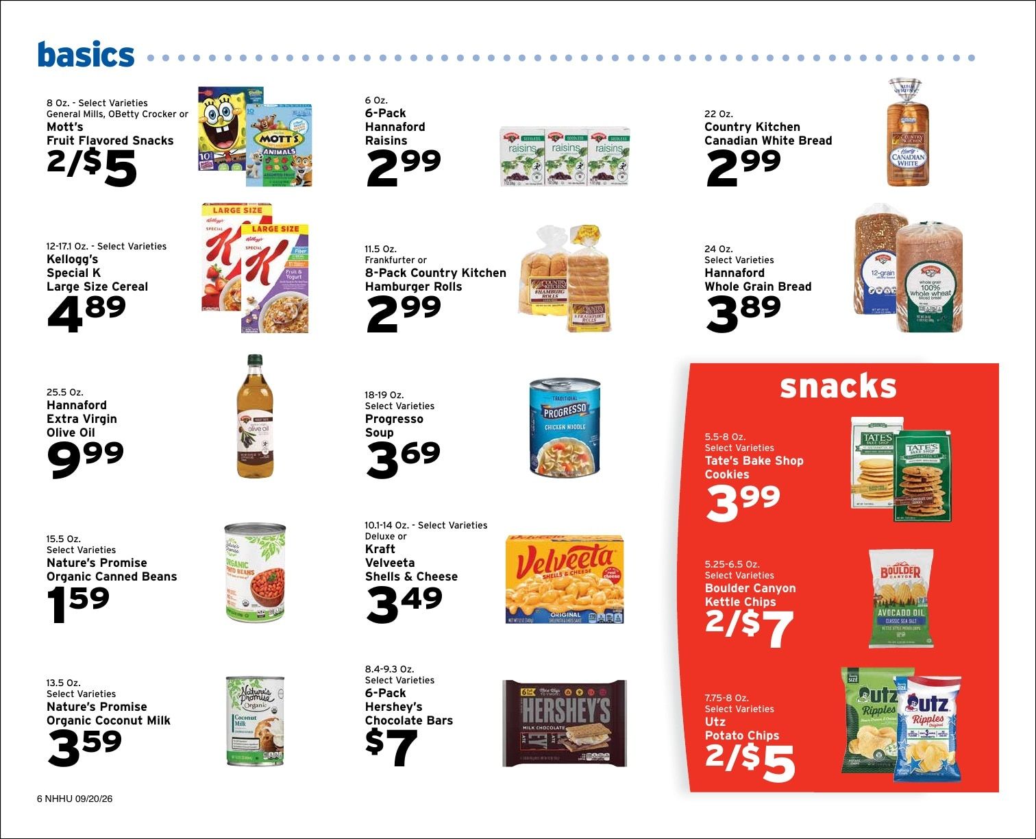 Hunter's Shop 'n Save Weekly Ad September 20 - 26, 2026