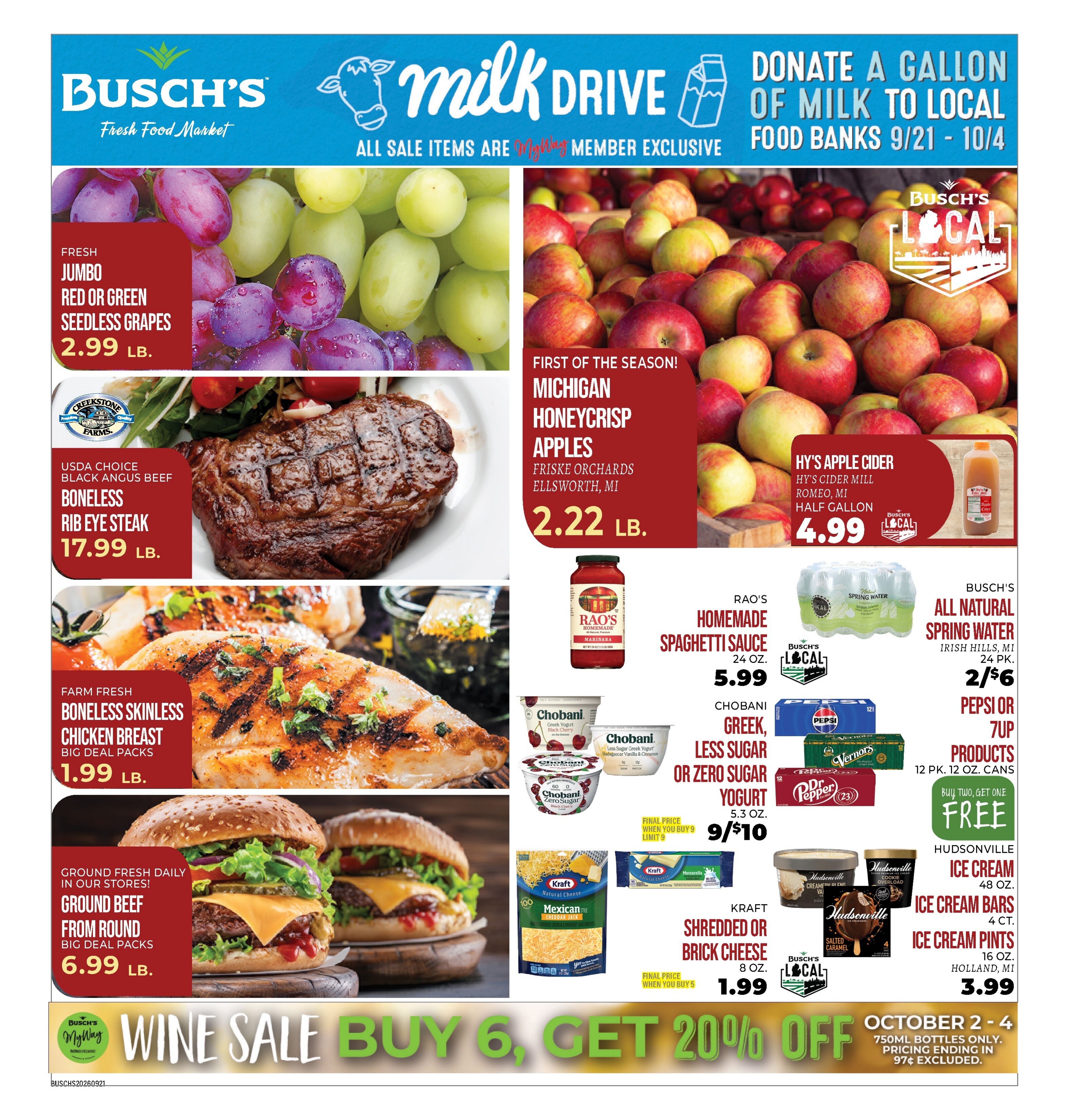 Busch's Fresh Food Market (Michigan) Weekly Ad September 21 - October 4, 2026