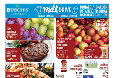 Busch's Fresh Food Market (Michigan) Weekly Ad September 21 - October 4, 2026