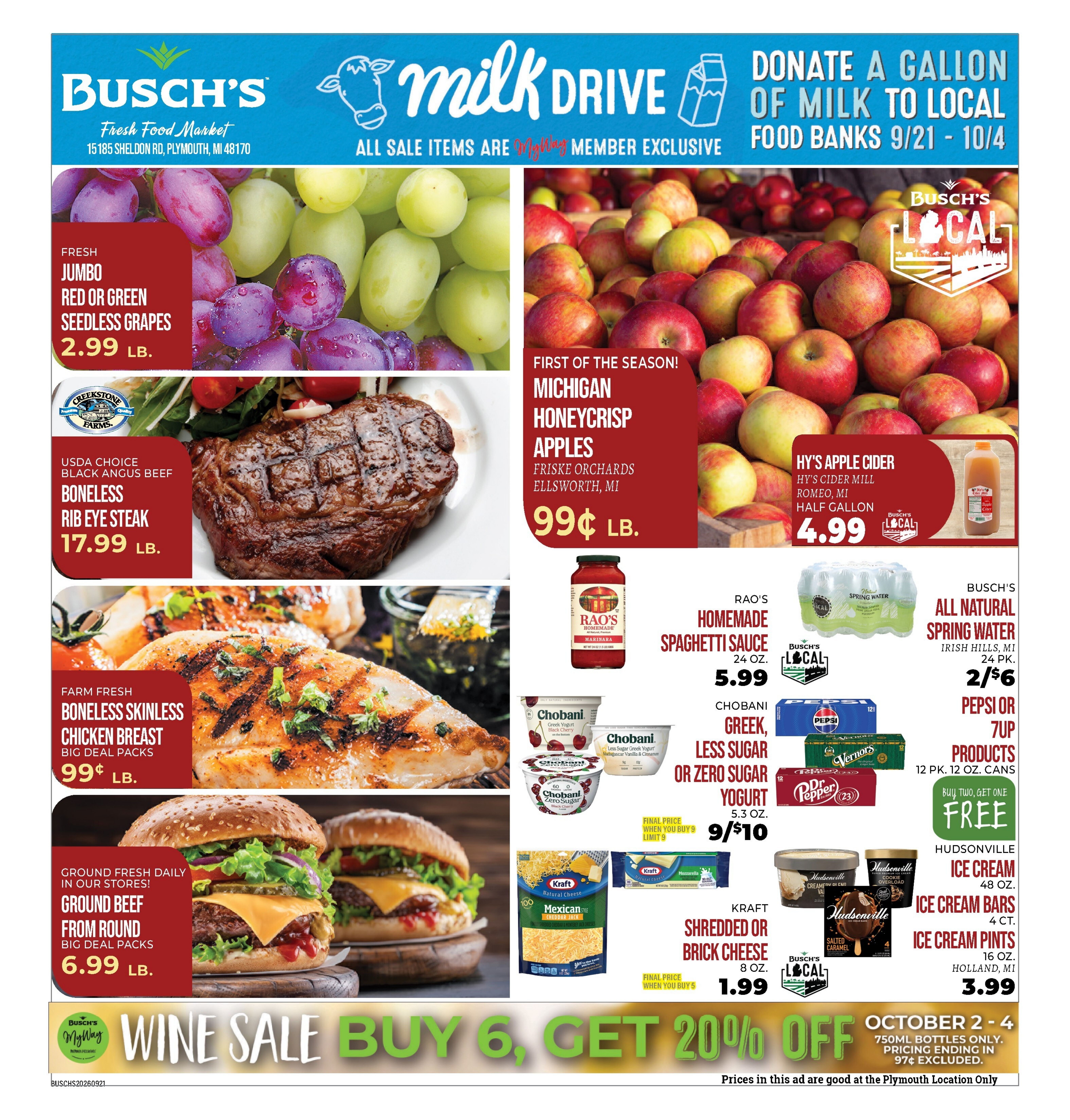 Busch's Fresh Food Market (Plymouth, MI) Weekly Ad September 21 - October 4, 2026