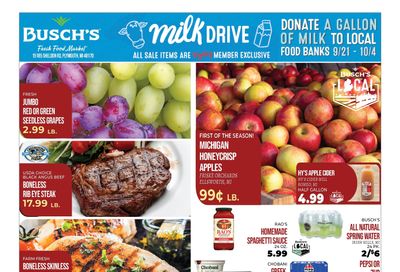 Busch's Fresh Food Market (Plymouth, MI) Weekly Ad September 21 - October 4, 2026