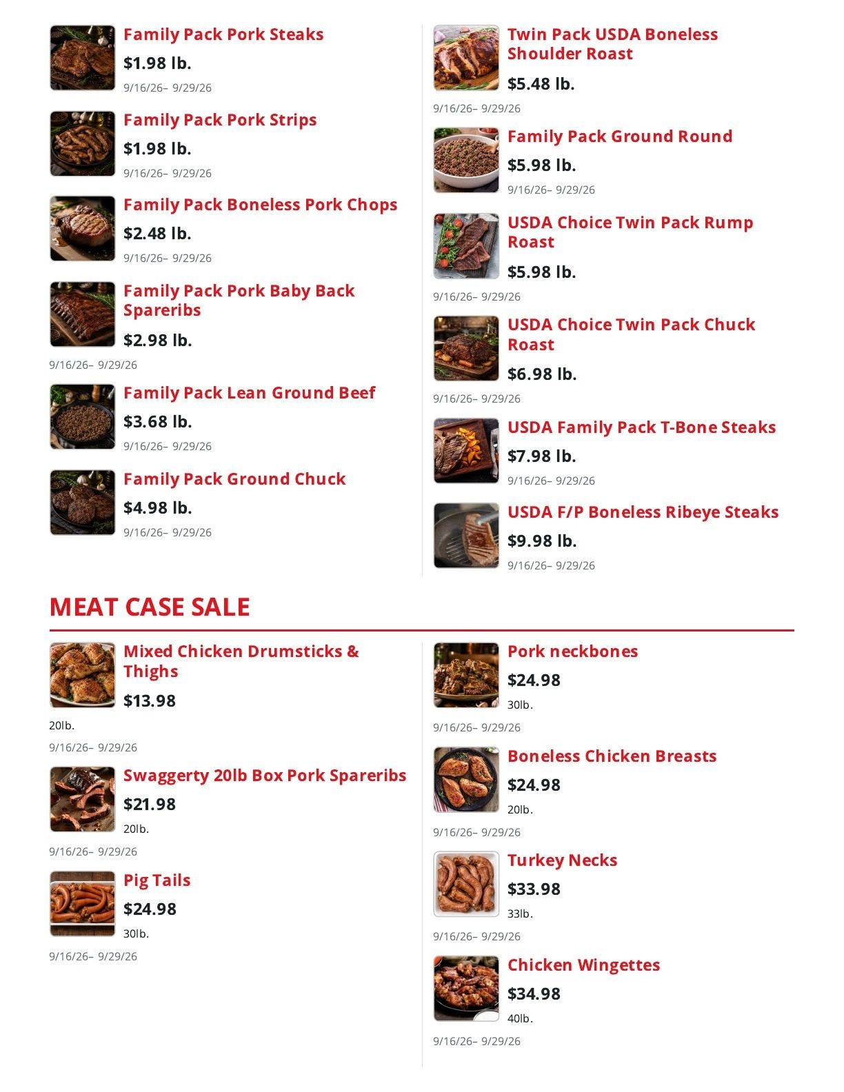 Shoppers Value Foods Louisiana Weekly Ad September 16 - 29, 2026