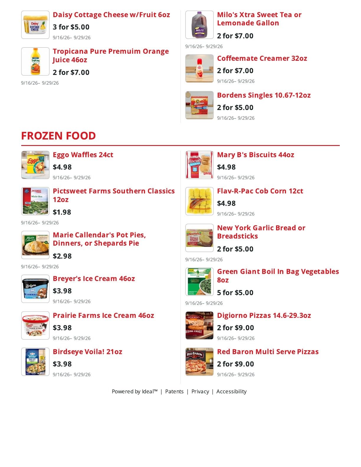 Shoppers Value Foods Louisiana Weekly Ad September 16 - 29, 2026