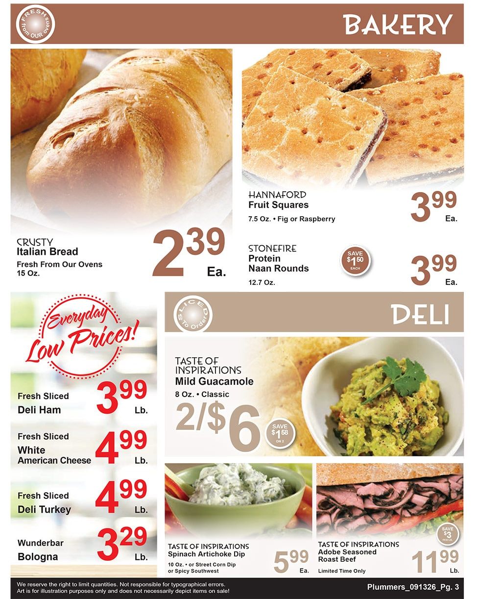 Plummer's Shop 'n Save Weekly Ad September 19 - 25, 2026