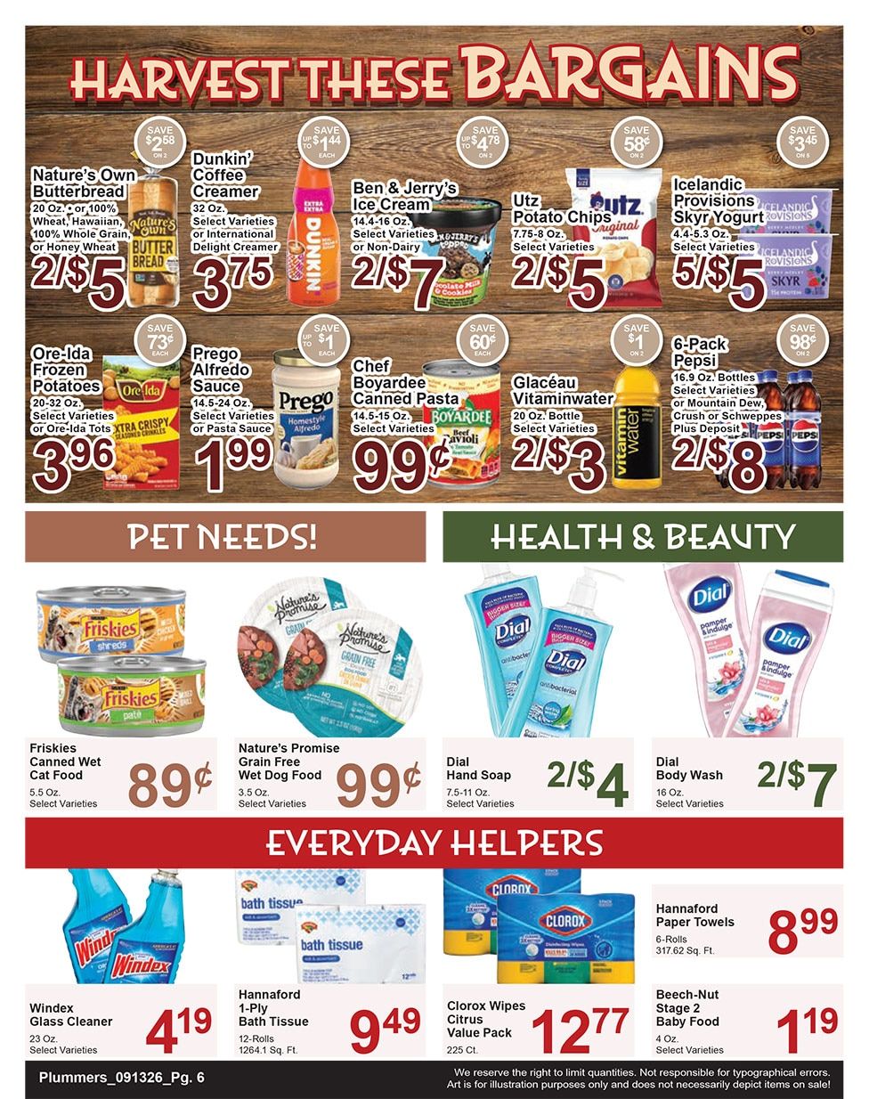 Plummer's Shop 'n Save Weekly Ad September 19 - 25, 2026