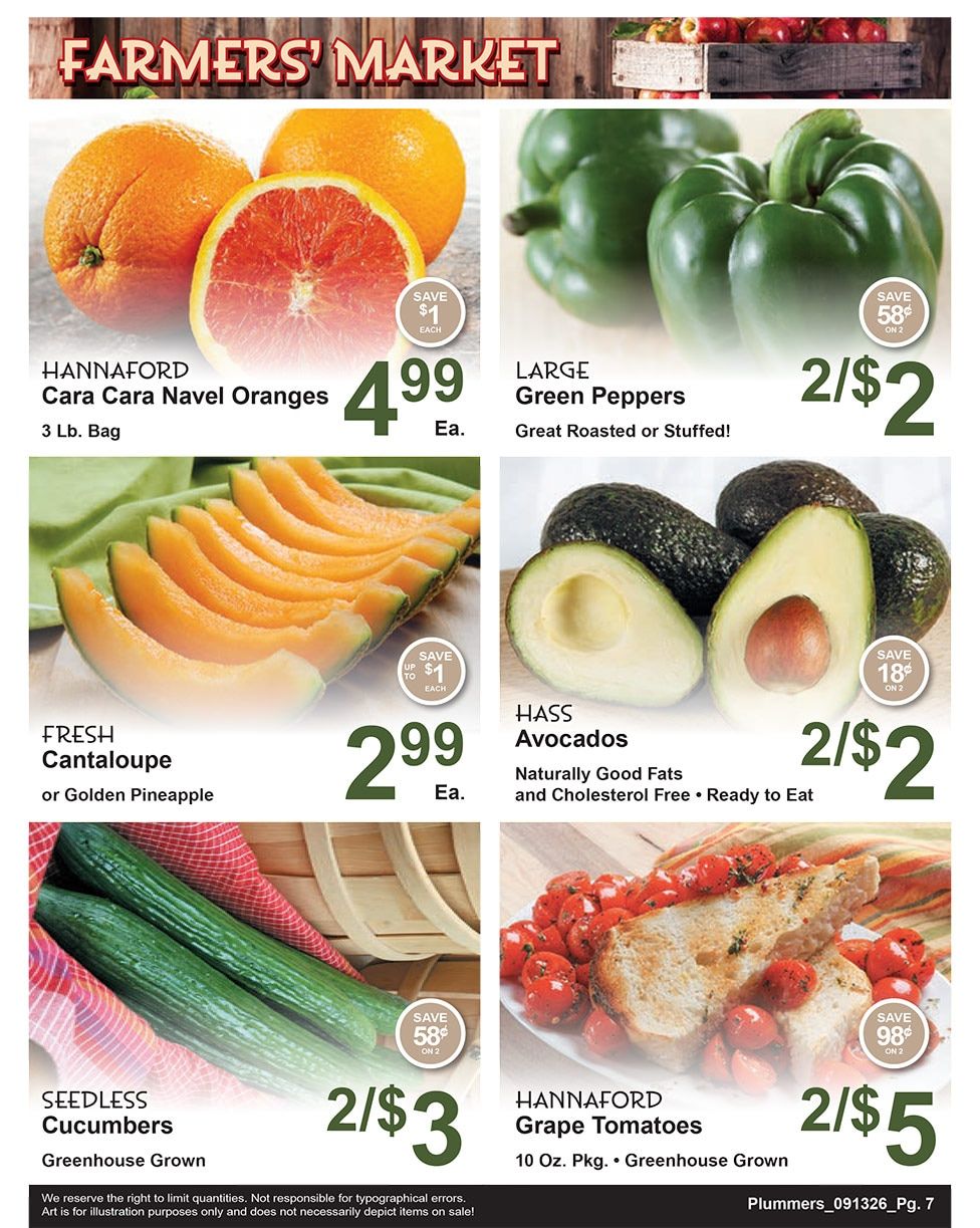 Plummer's Shop 'n Save Weekly Ad September 19 - 25, 2026