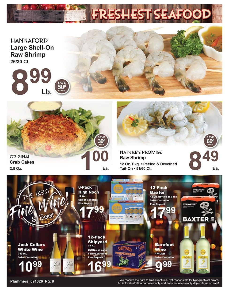 Plummer's Shop 'n Save Weekly Ad September 19 - 25, 2026