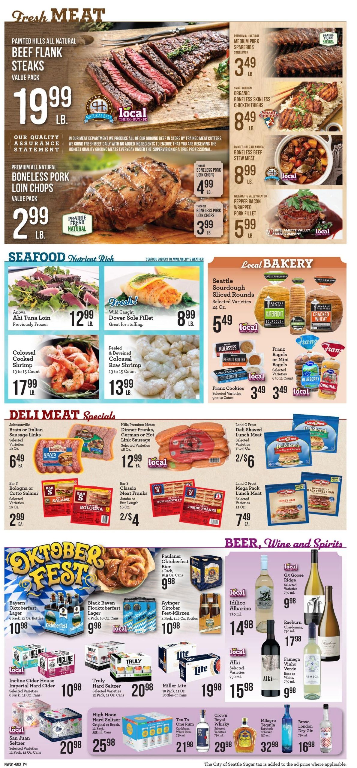 West Seattle Thriftway Weekly Ad September 16 - 22, 2026