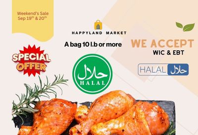 Happy Land Market (8000 Schaefer Highway, Detroit, MI) Weekly Ad September 19 - 19, 2026