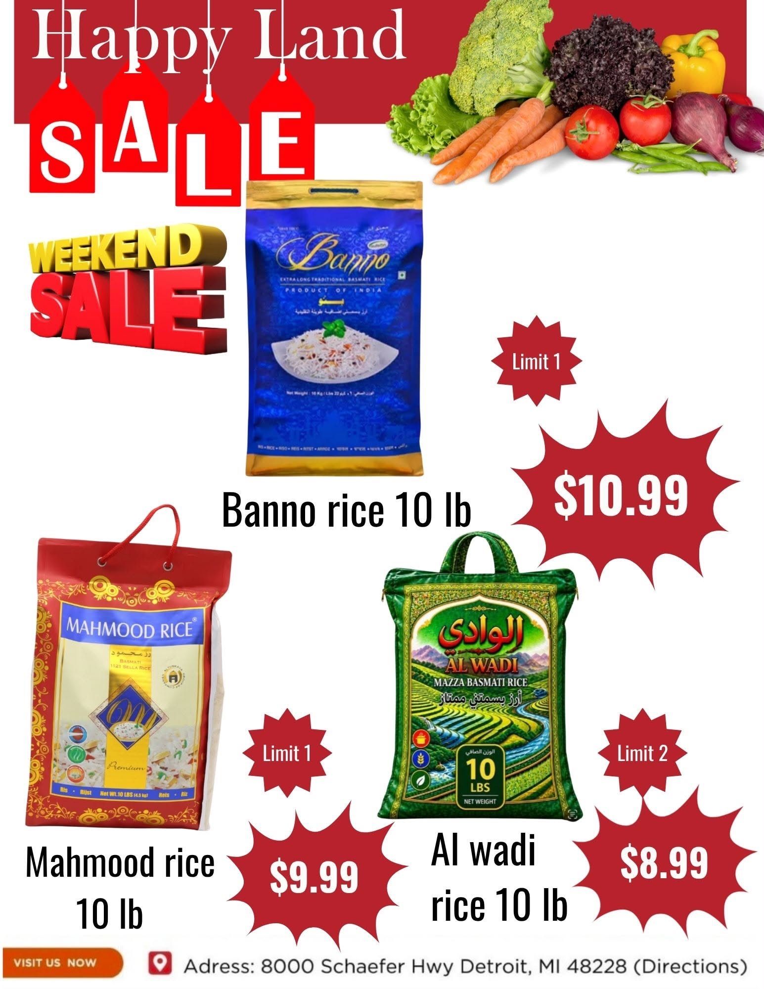 Happy Land Market (8000 Schaefer Highway, Detroit, MI) Weekly Ad September 19 - 19, 2026