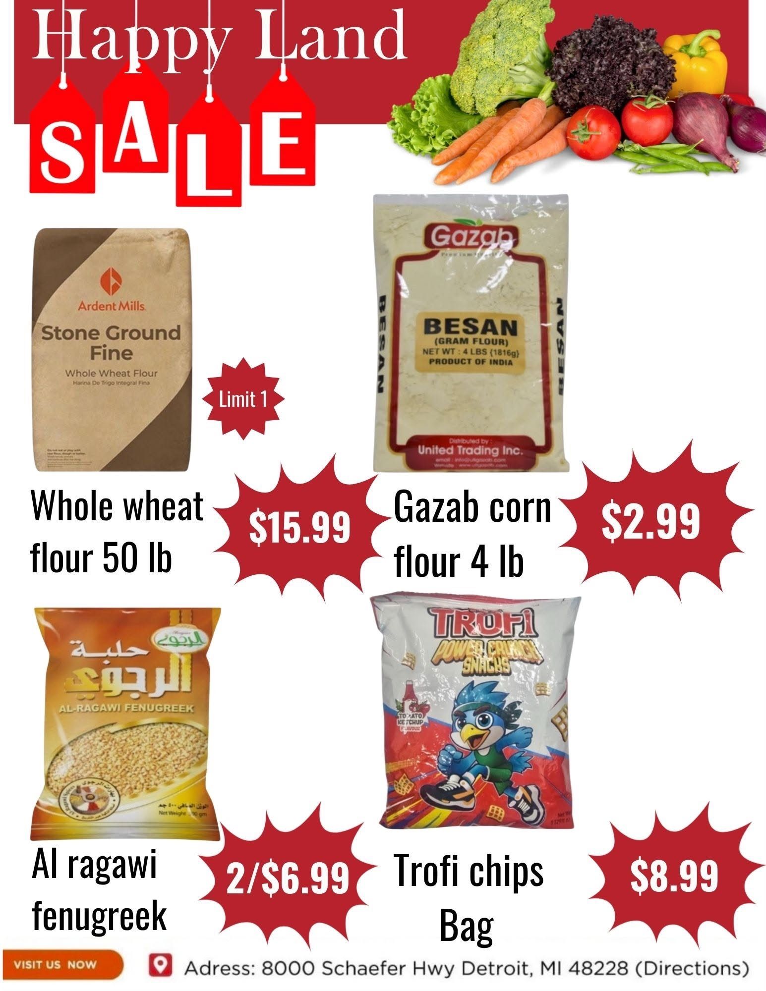 Happy Land Market (8000 Schaefer Highway, Detroit, MI) Weekly Ad September 19 - 19, 2026