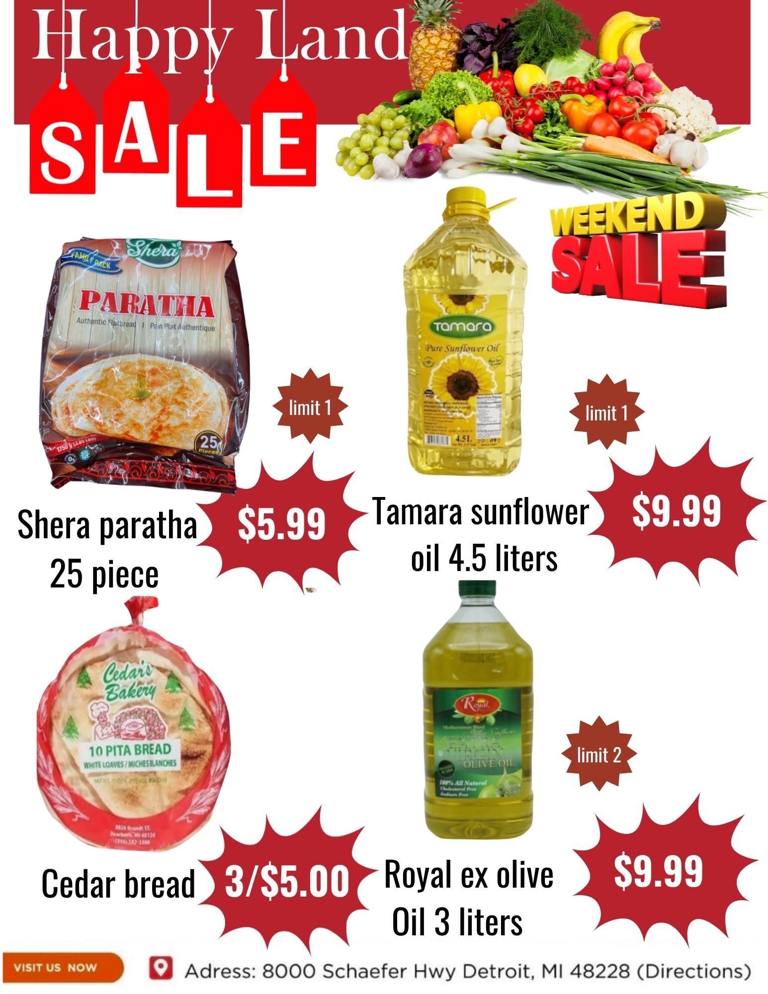 Happy Land Market (8000 Schaefer Highway, Detroit, MI) Weekly Ad September 19 - 19, 2026