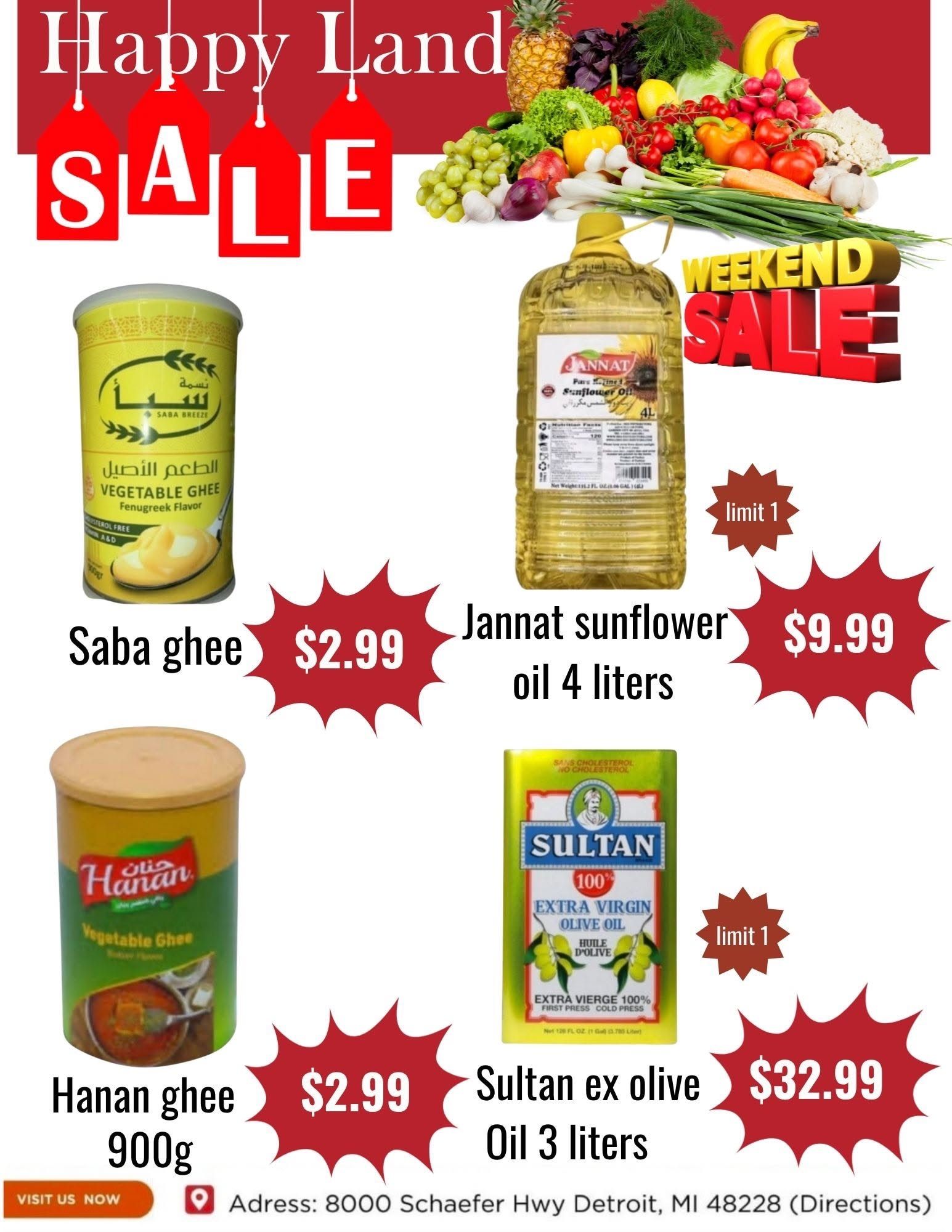 Happy Land Market (8000 Schaefer Highway, Detroit, MI) Weekly Ad September 19 - 19, 2026