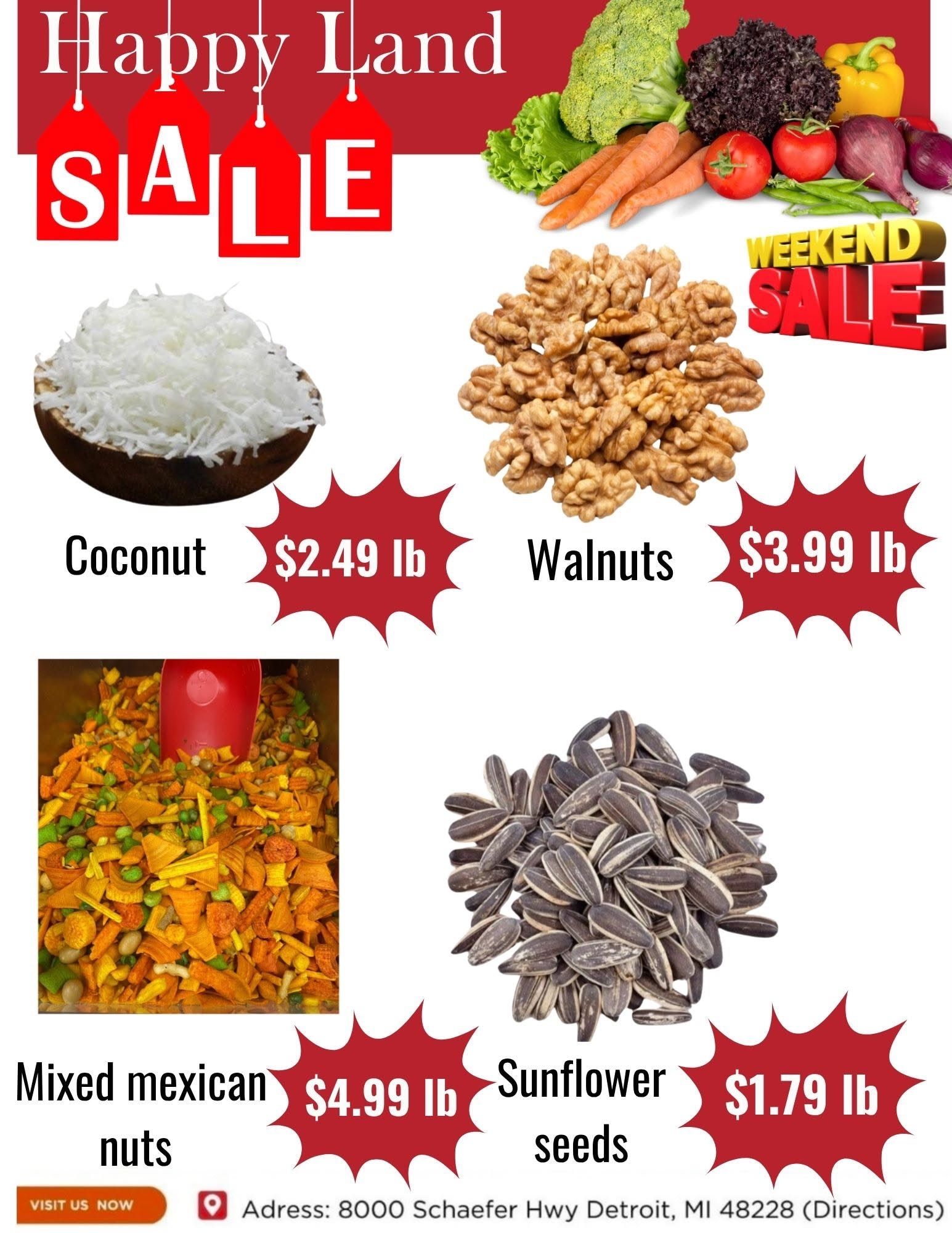 Happy Land Market (8000 Schaefer Highway, Detroit, MI) Weekly Ad September 19 - 19, 2026
