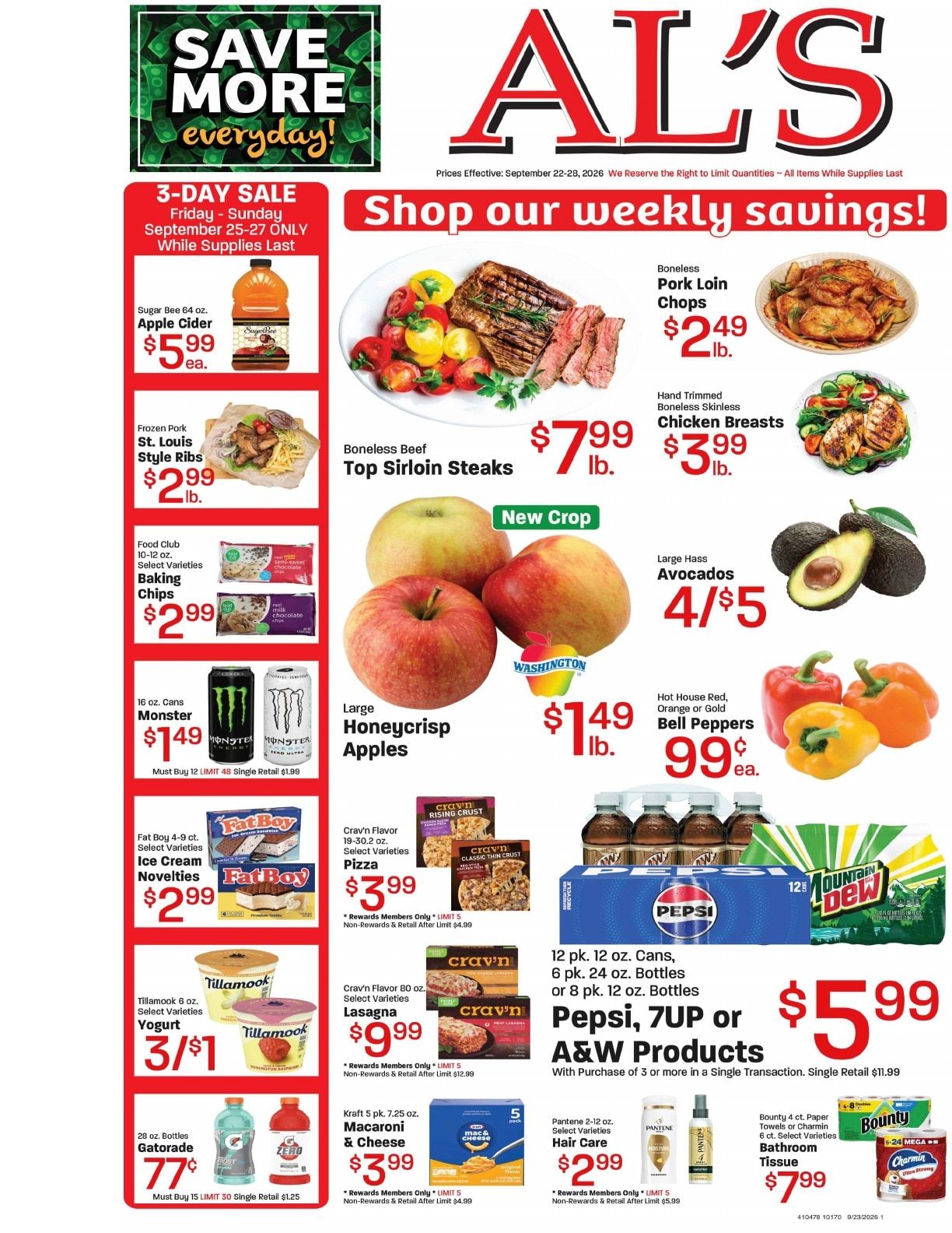Al's Foodtown Weekly Ad September 22 - 28, 2026